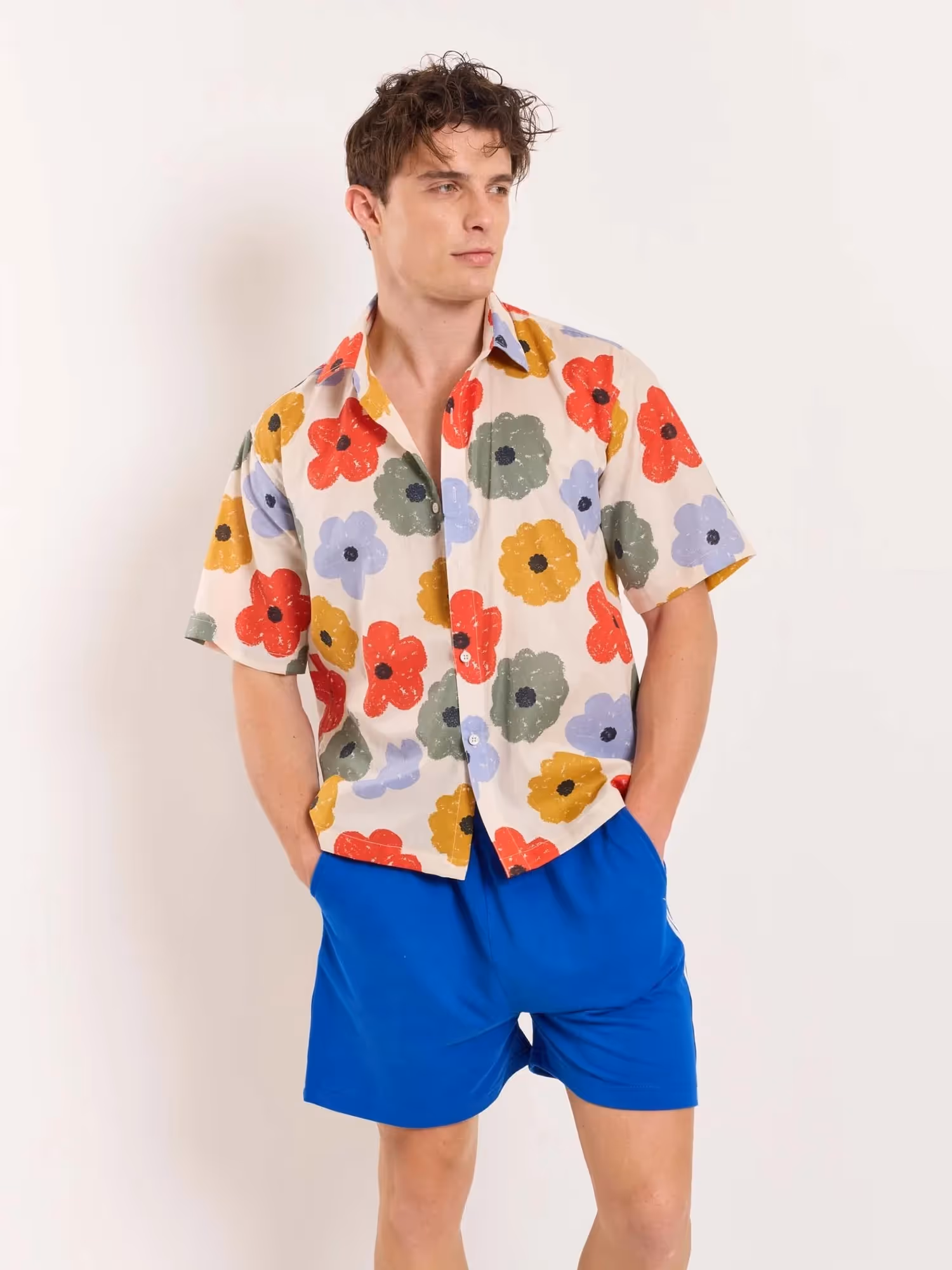 Floral Bloom Cropped Shirt image 3