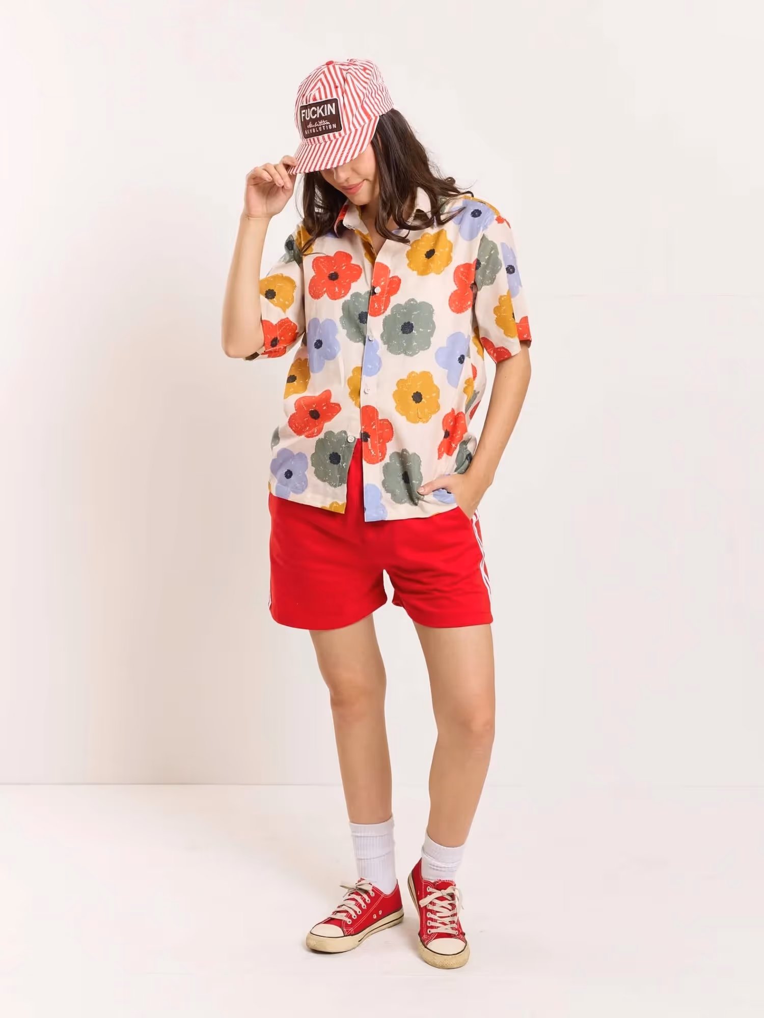Floral Bloom Cropped Shirt image 5