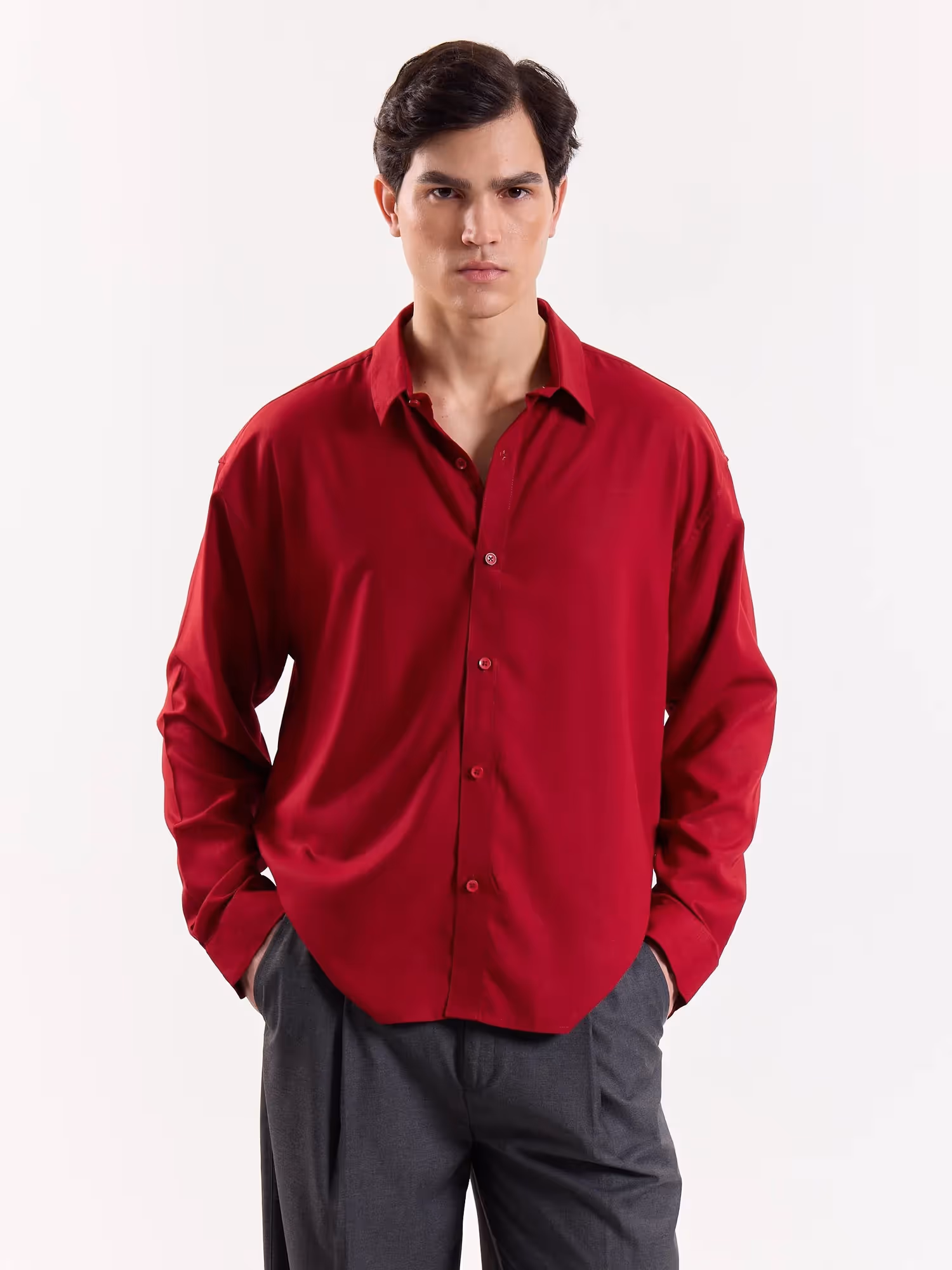 Garnet Drape Shirt image 2