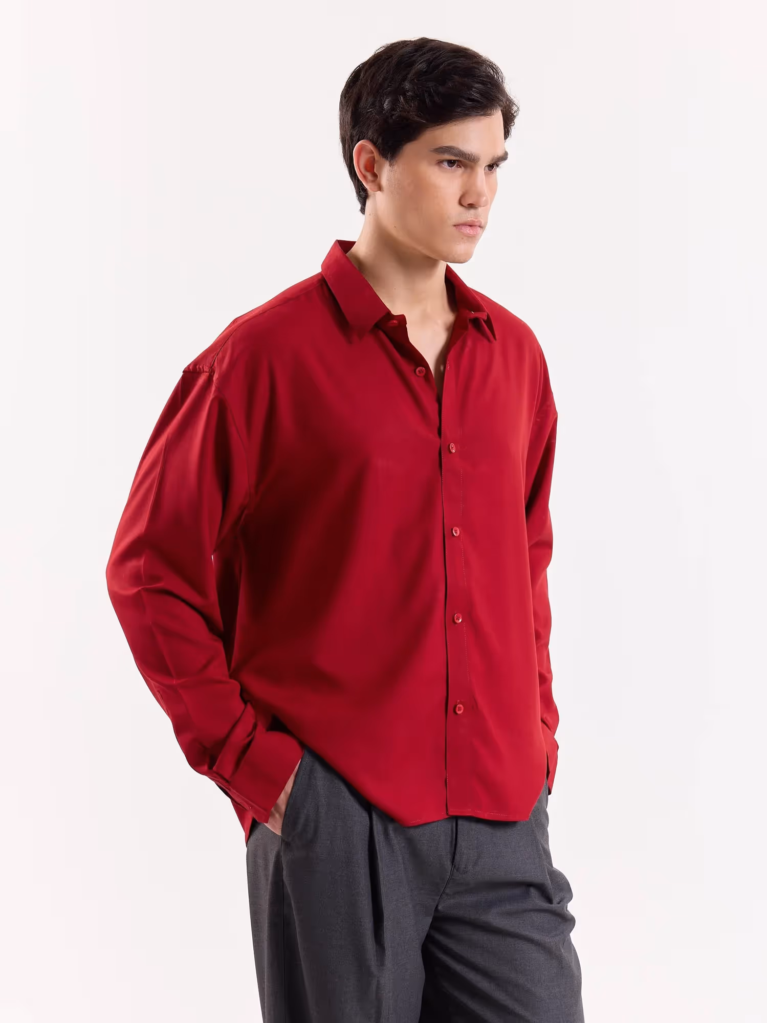 Garnet Drape Shirt image 3