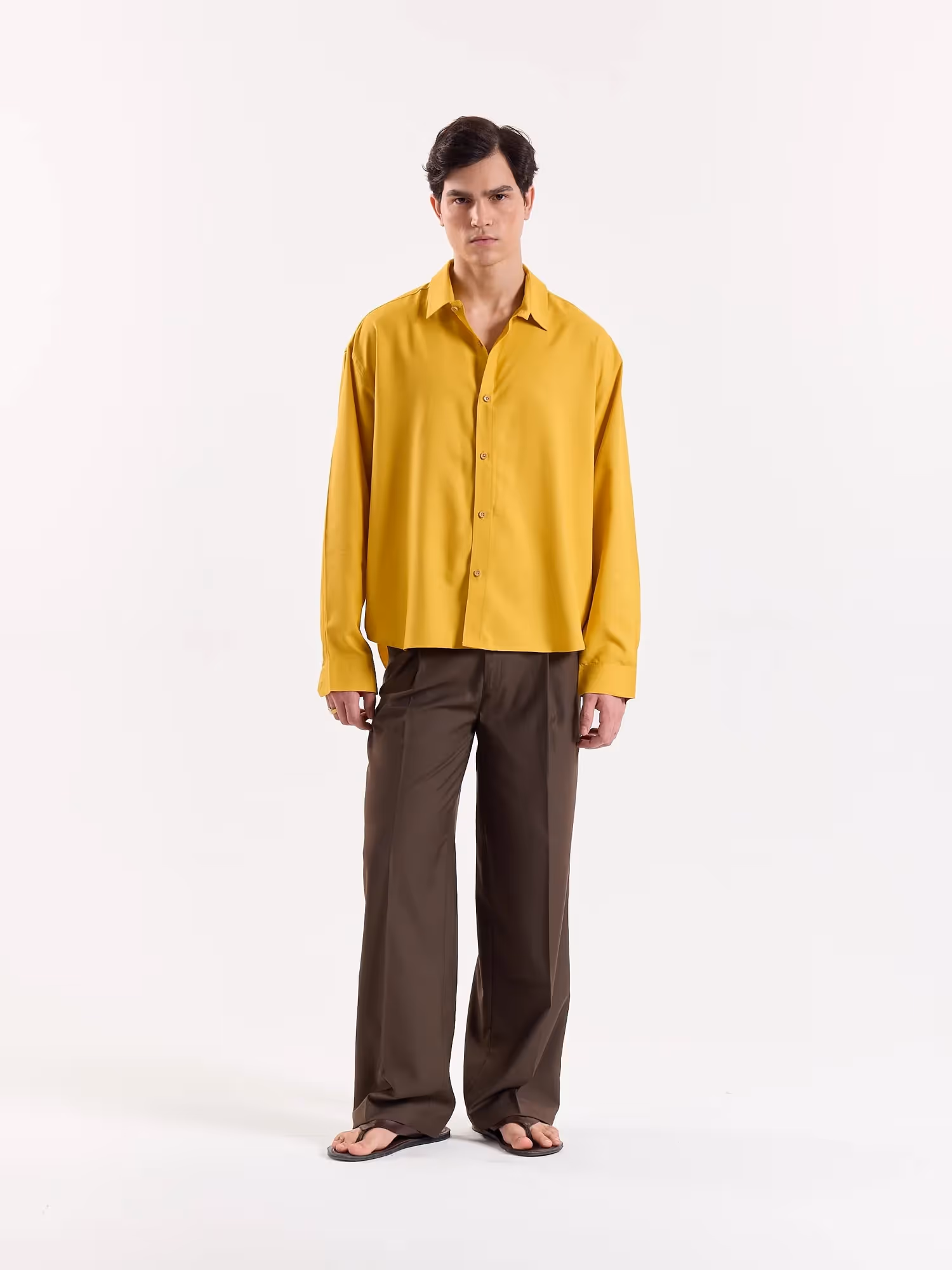 Golden Topaz Drape Shirt image 1