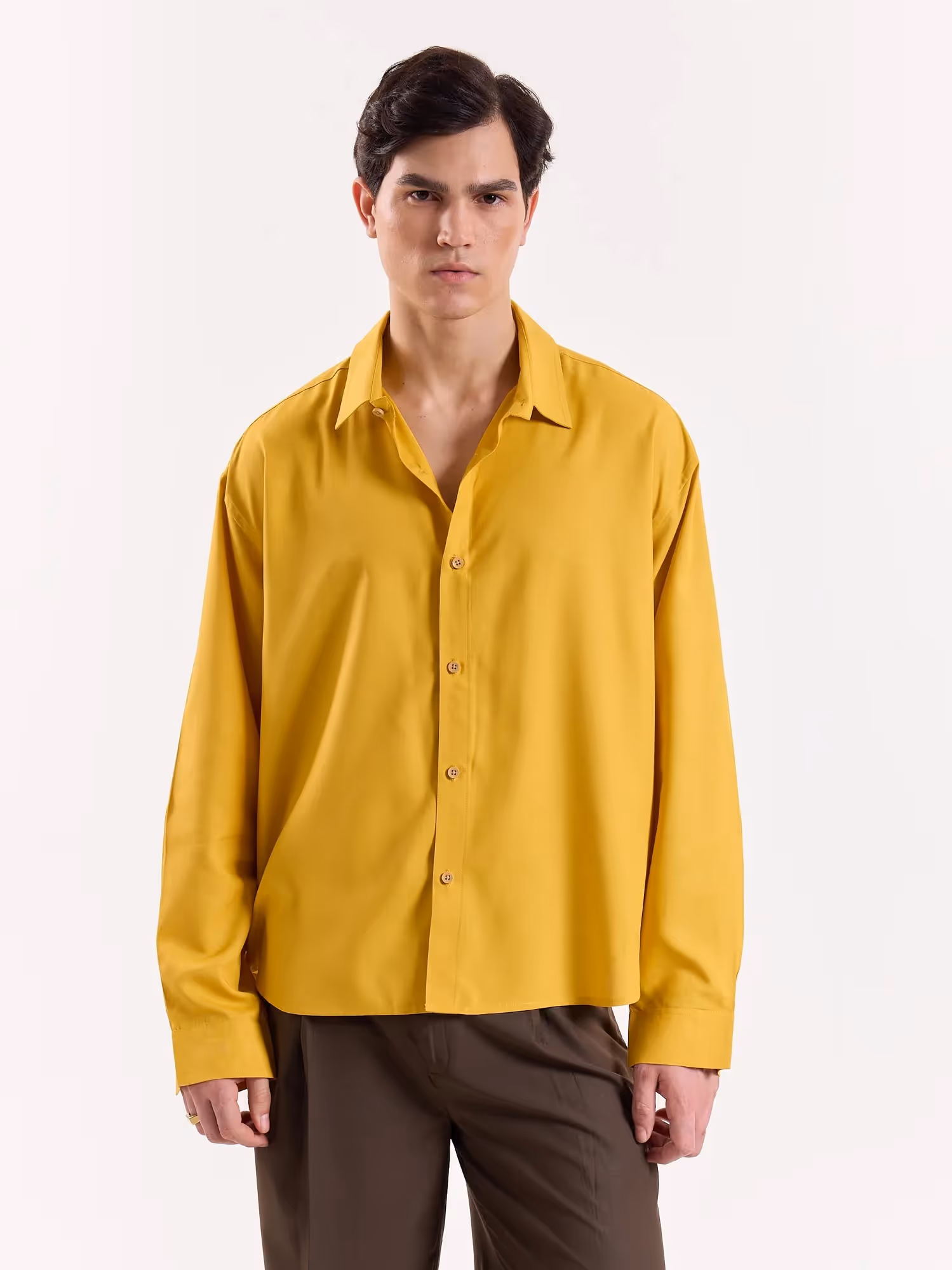 Golden Topaz Drape Shirt image 2