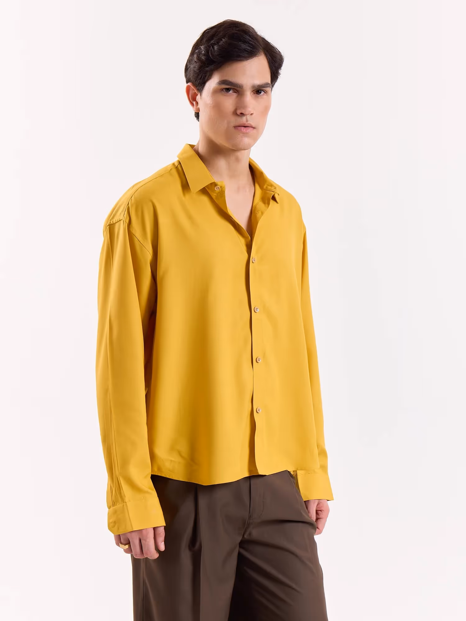 Golden Topaz Drape Shirt image 3