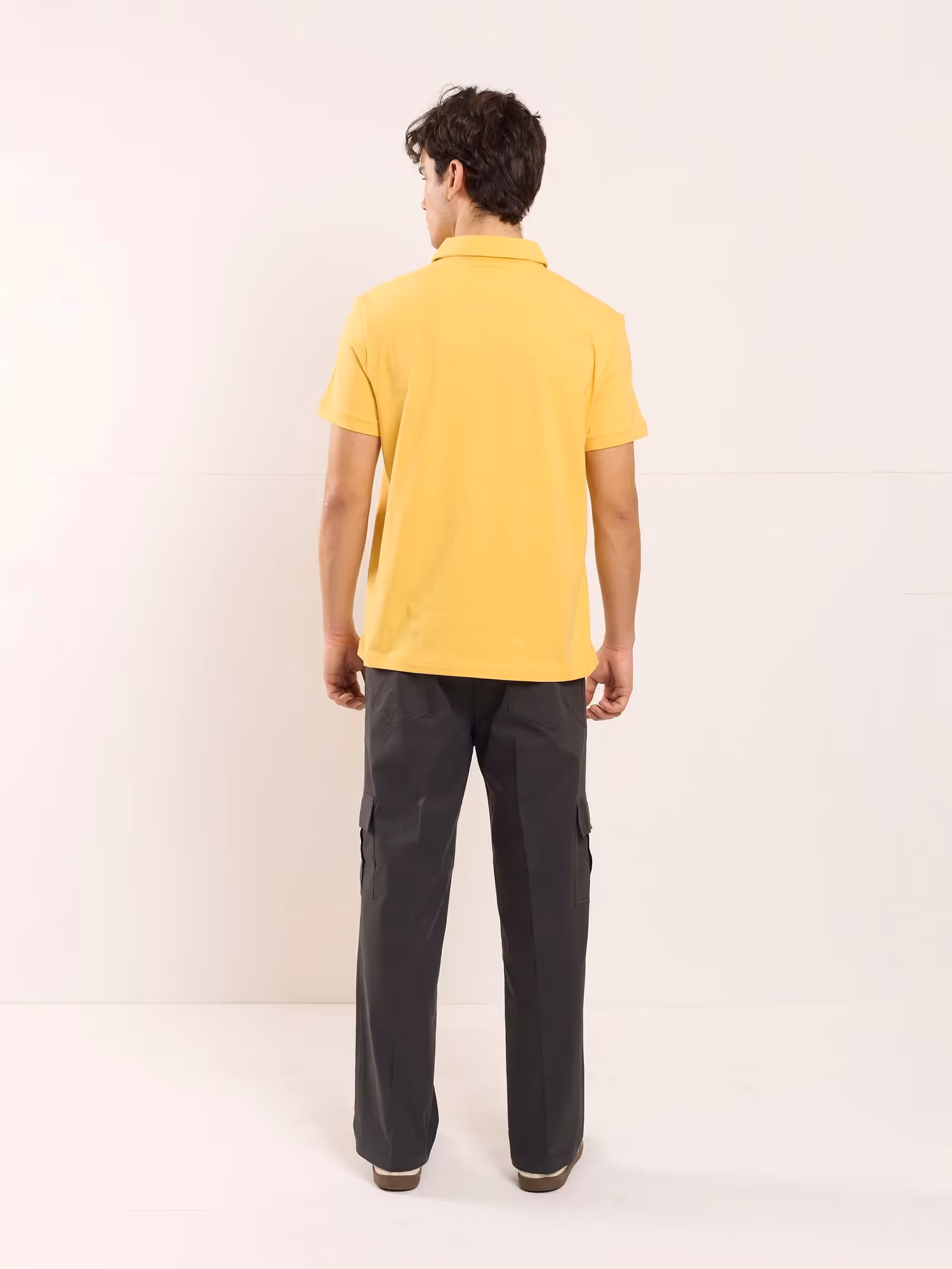 Grey Fit Twill Cargo Trousers image 6