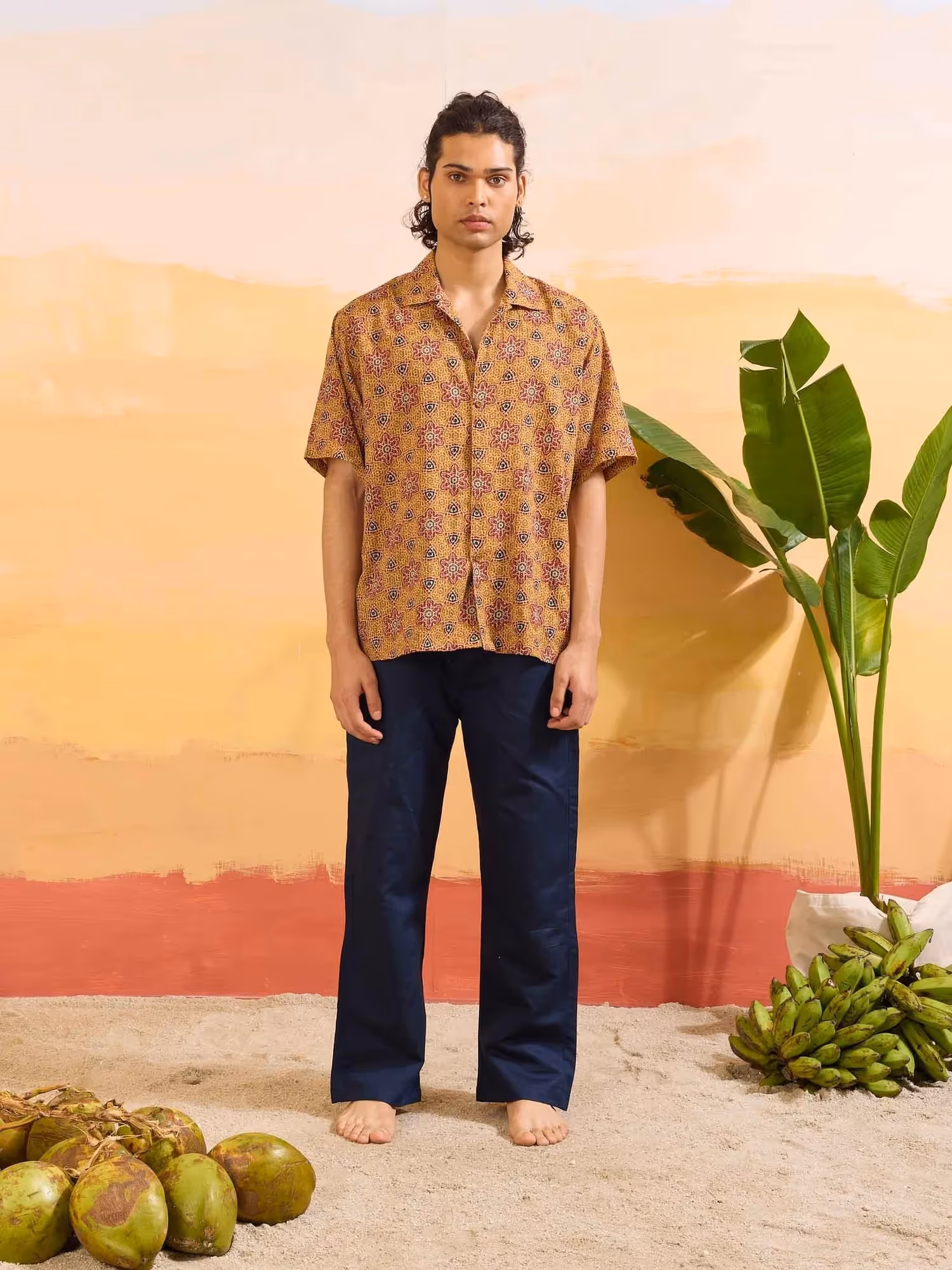 Gujarati Ajrakh Shirt image 1
