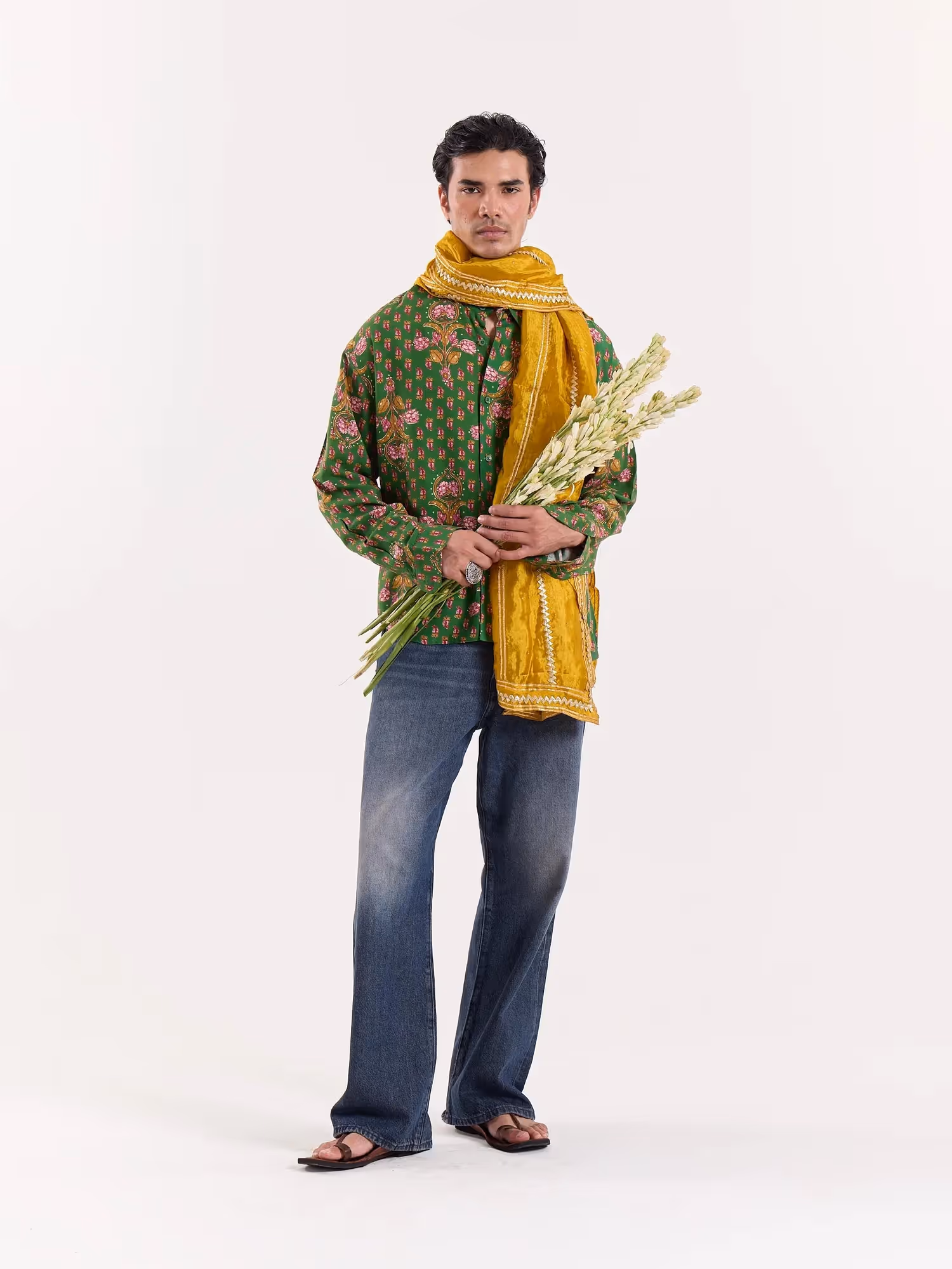 Gulbagh Cropped Shirt  image 1