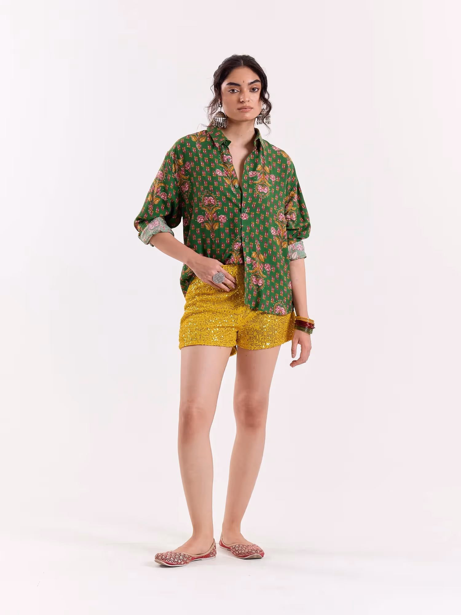 Gulbagh Cropped Shirt  image 2