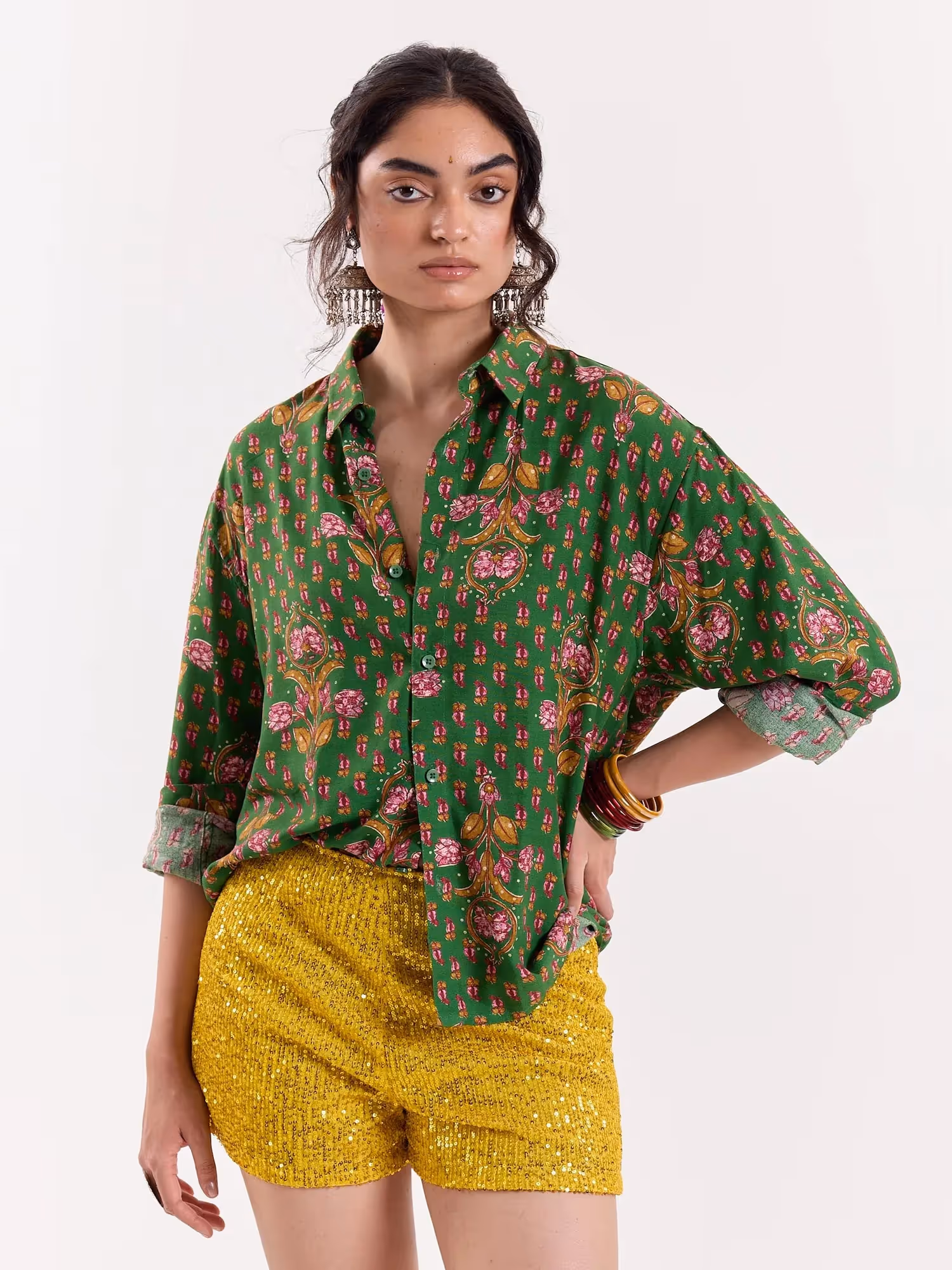 Gulbagh Cropped Shirt  image 4