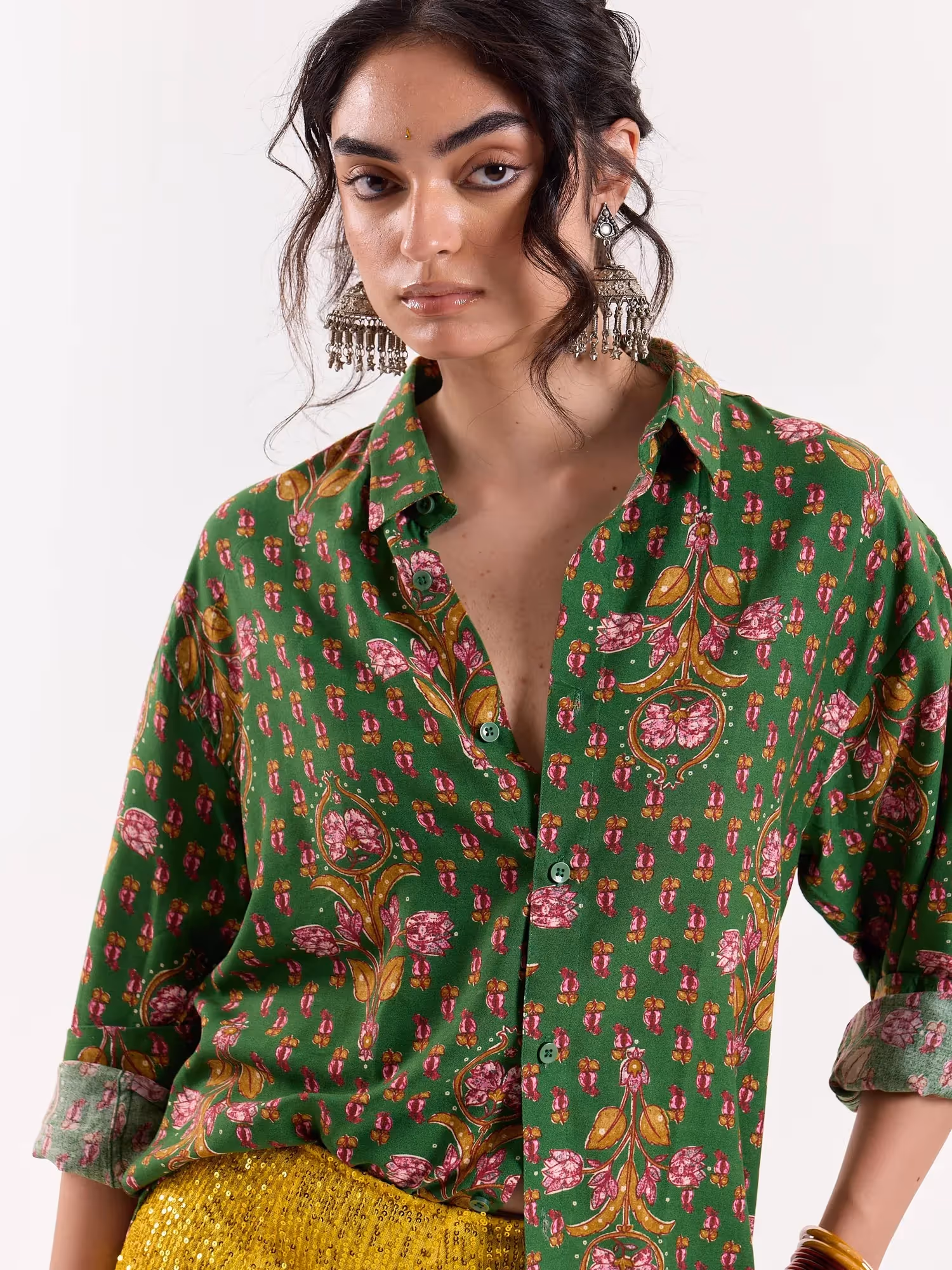 Gulbagh Cropped Shirt  image 6