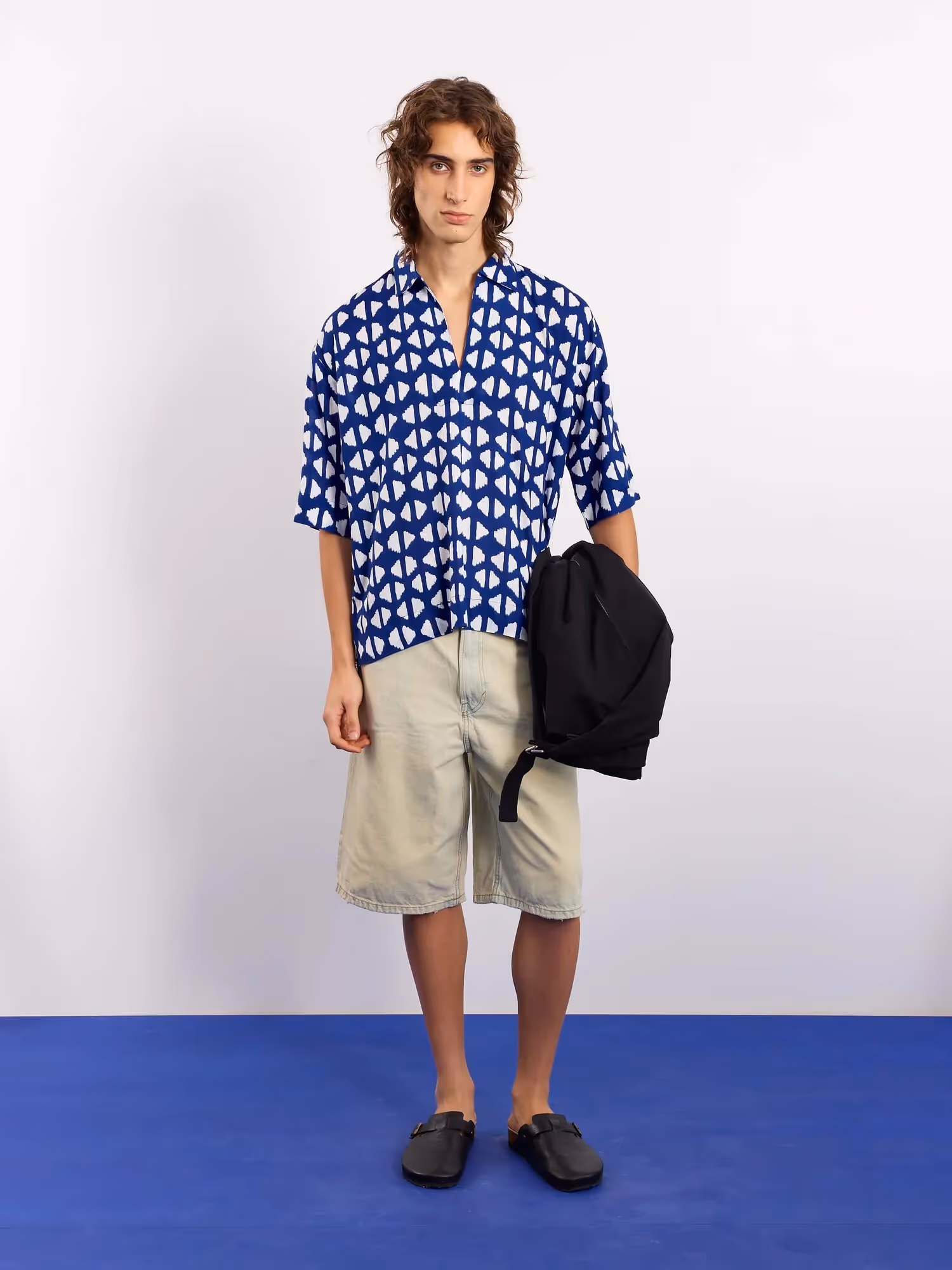 Indigo Blue Indie Printed Pullover image 1
