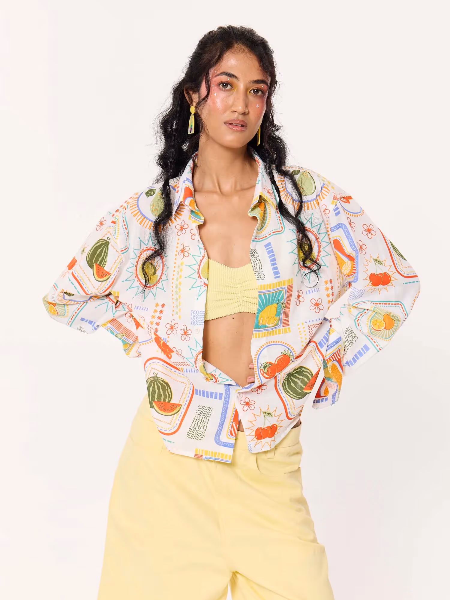 Juicy Days Printed Cropped Shirt image 6