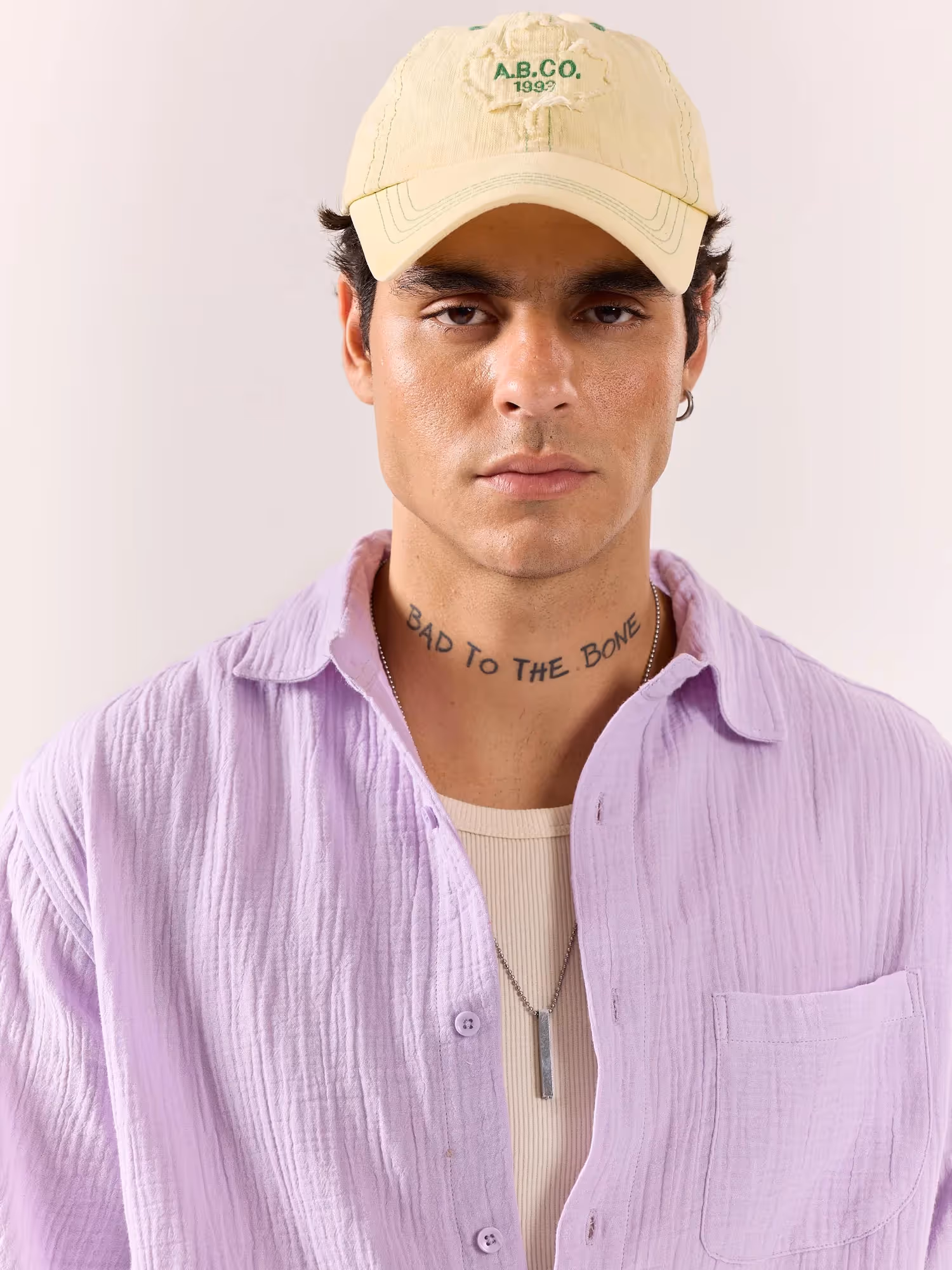 Lavender Gauze Holiday Shirt  image 4