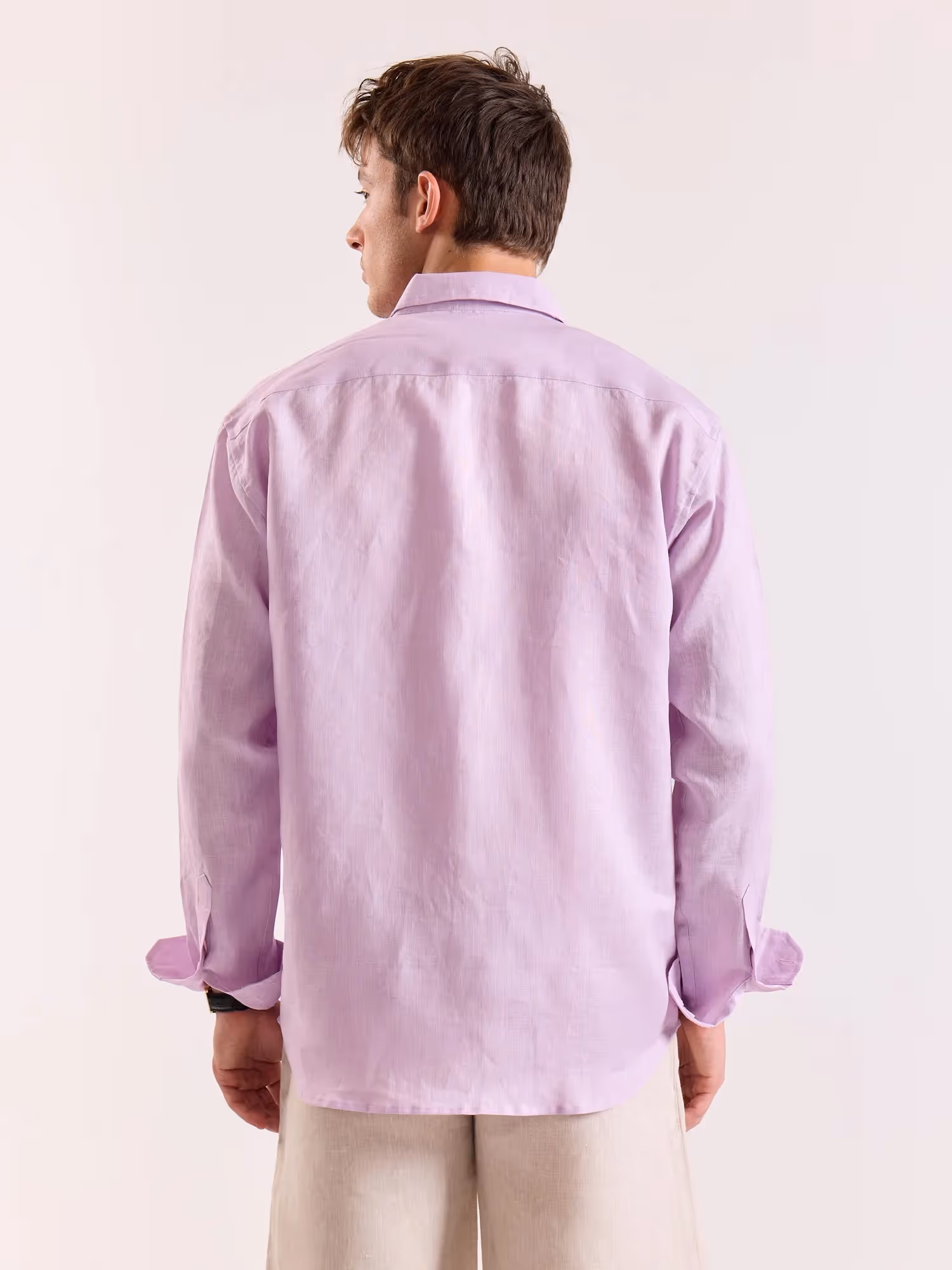 Lavender Irish Linen Shirt image 8