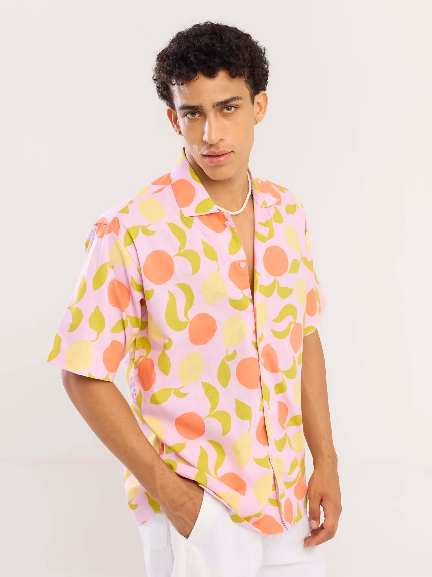 Lemon & Tangerines Printed Shirt image 3