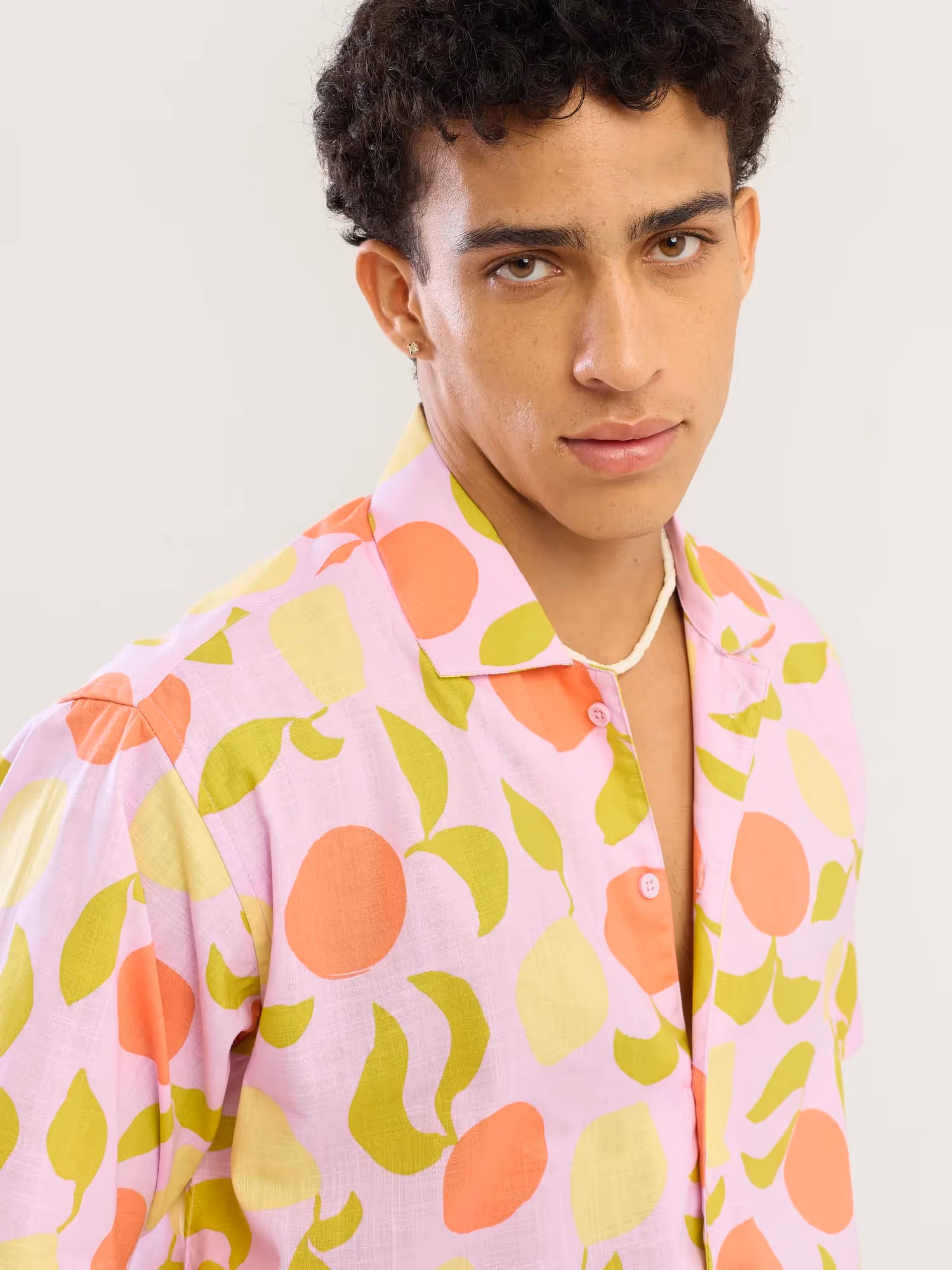 Lemon & Tangerines Printed Shirt image 4