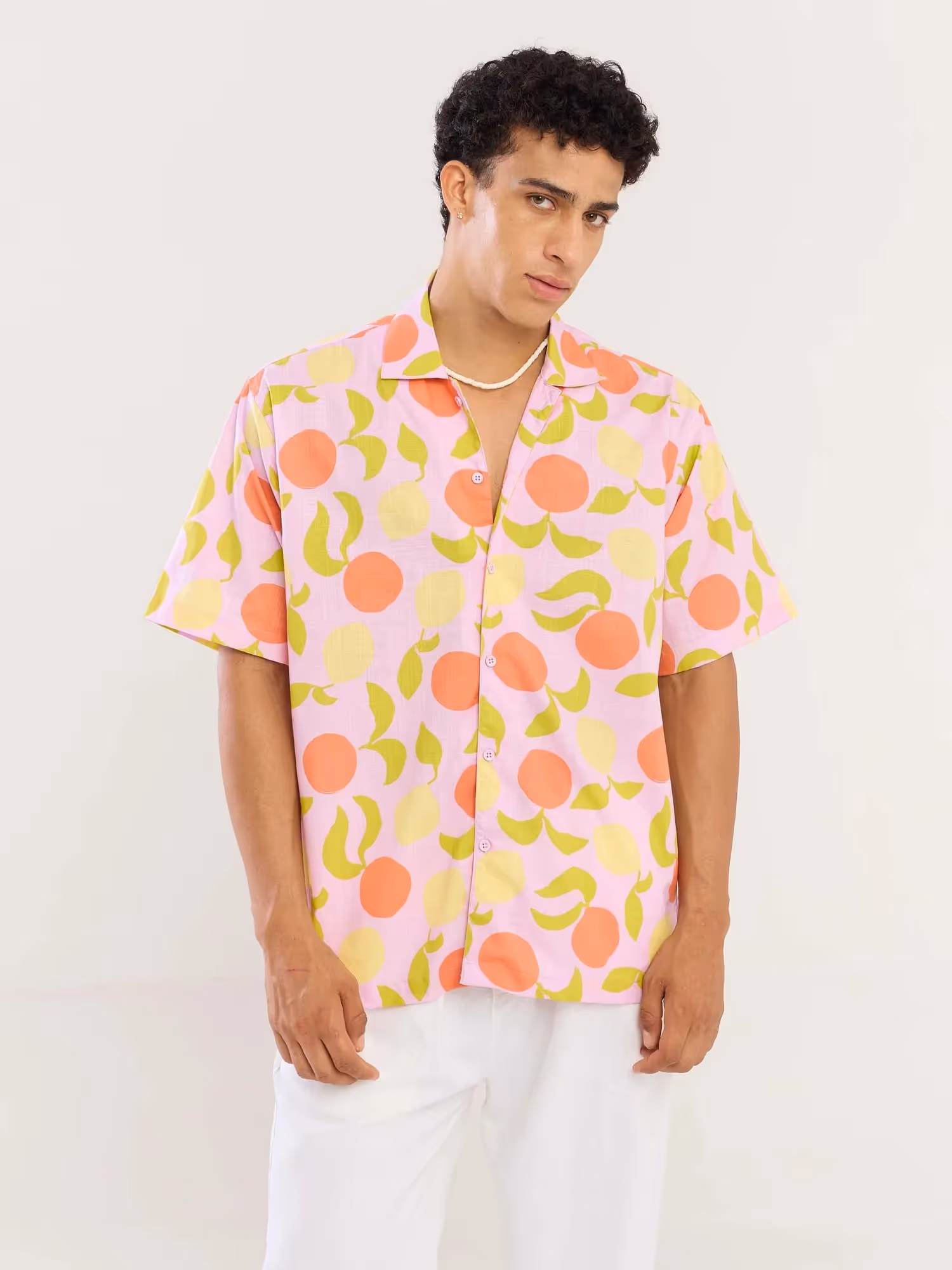 Lemon & Tangerines Printed Shirt image 5