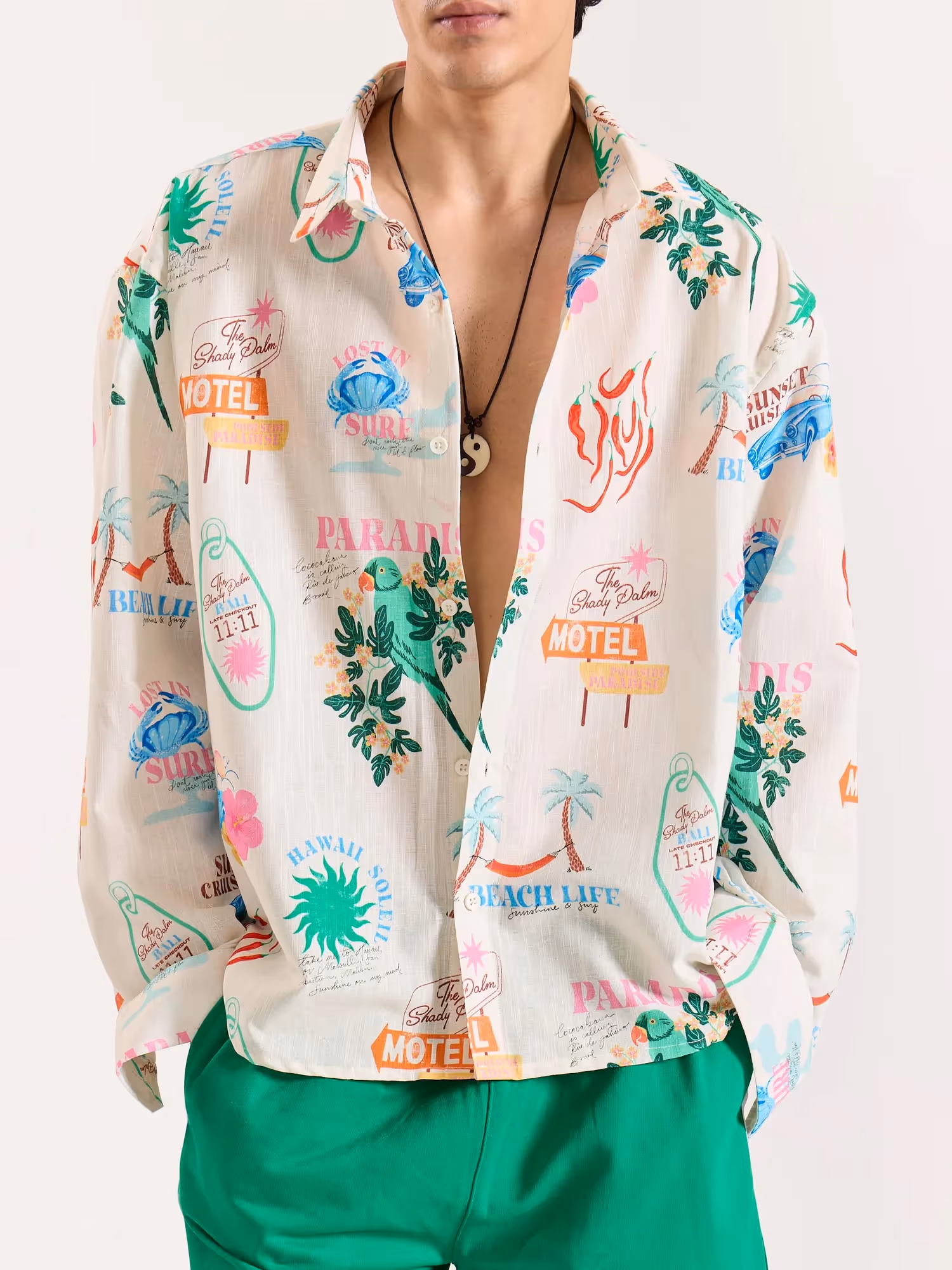 Lost in Paradise Printed Shirt image 2