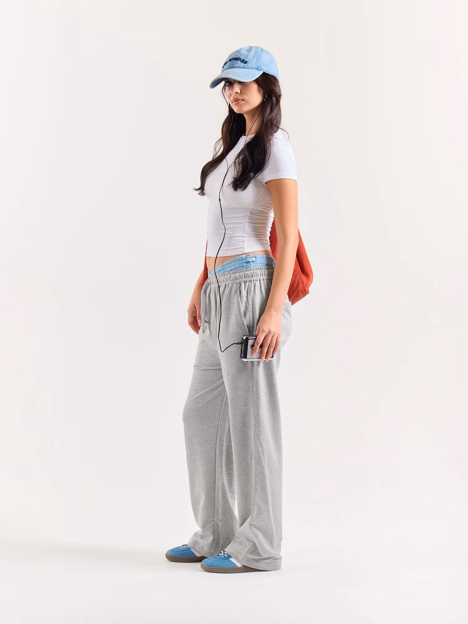 Marl Grey Loose Fit Sweatpants  image 6