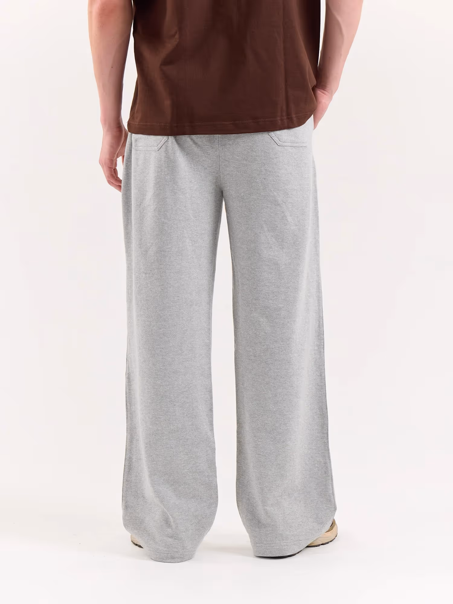 Marl Grey Loose Fit Sweatpants  image 8