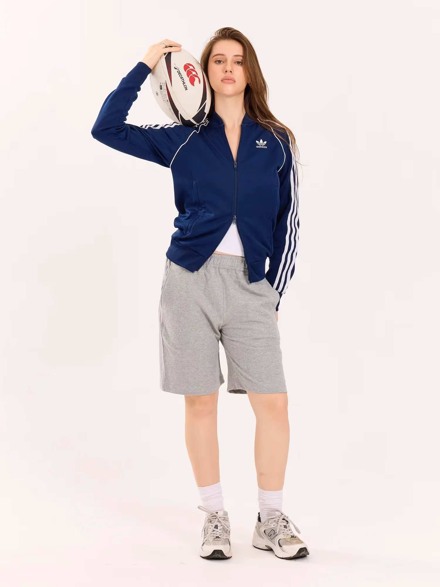 Marl Grey Sweatshorts image 2