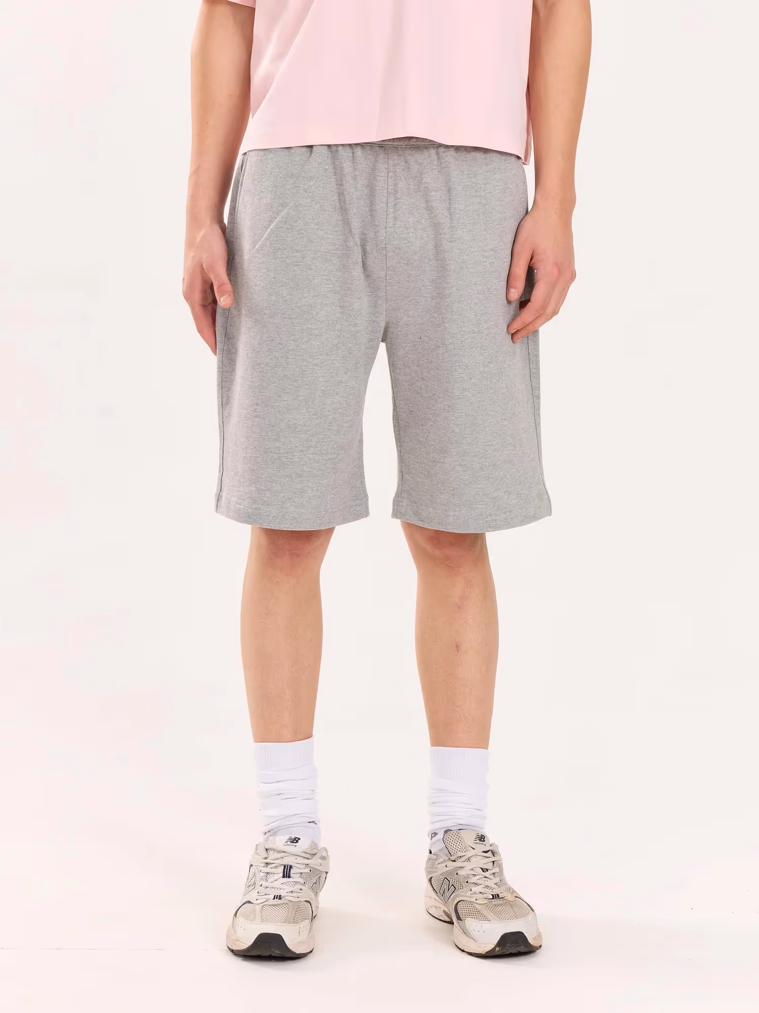 Marl Grey Sweatshorts image 3