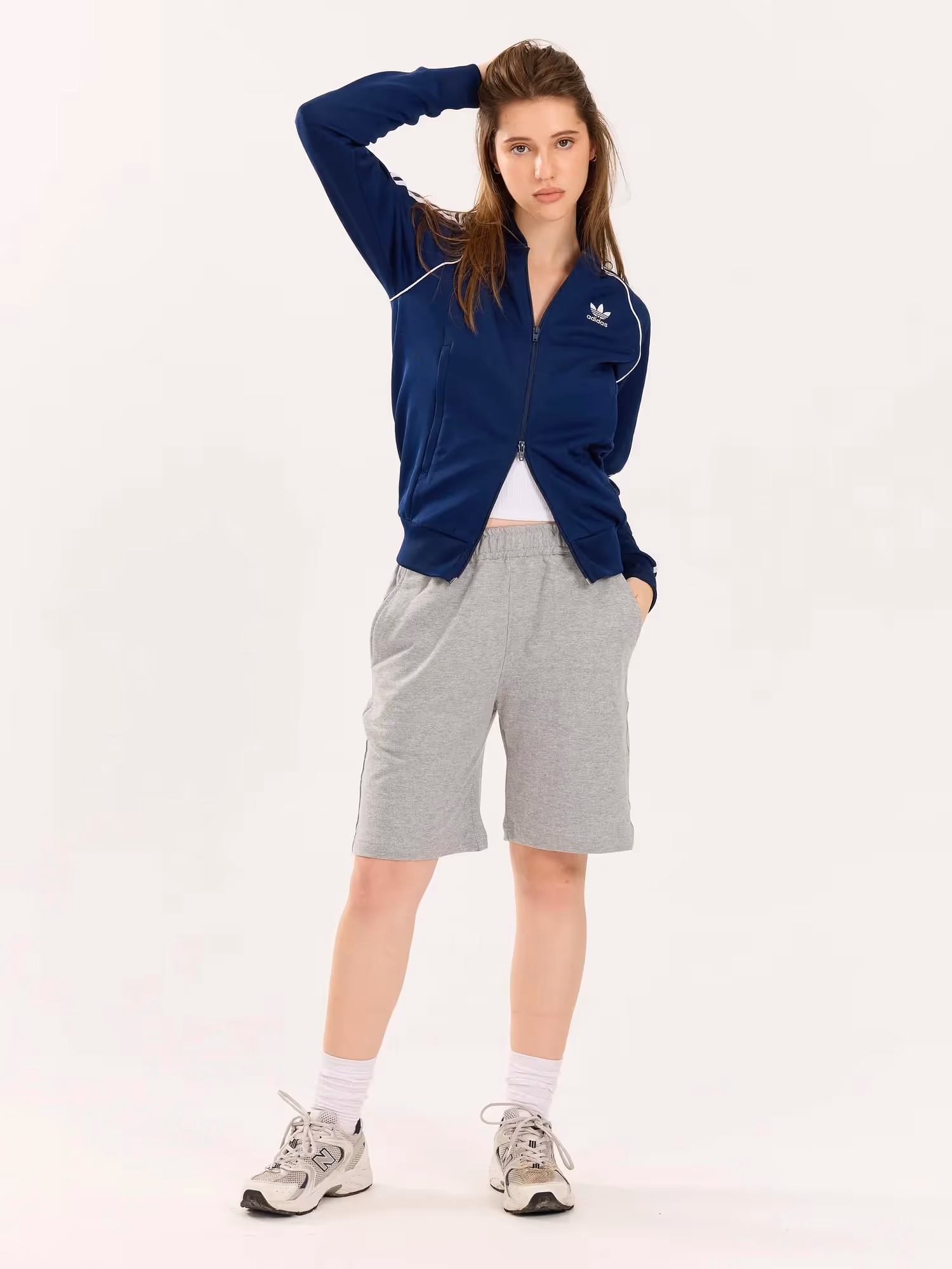 Marl Grey Sweatshorts image 5