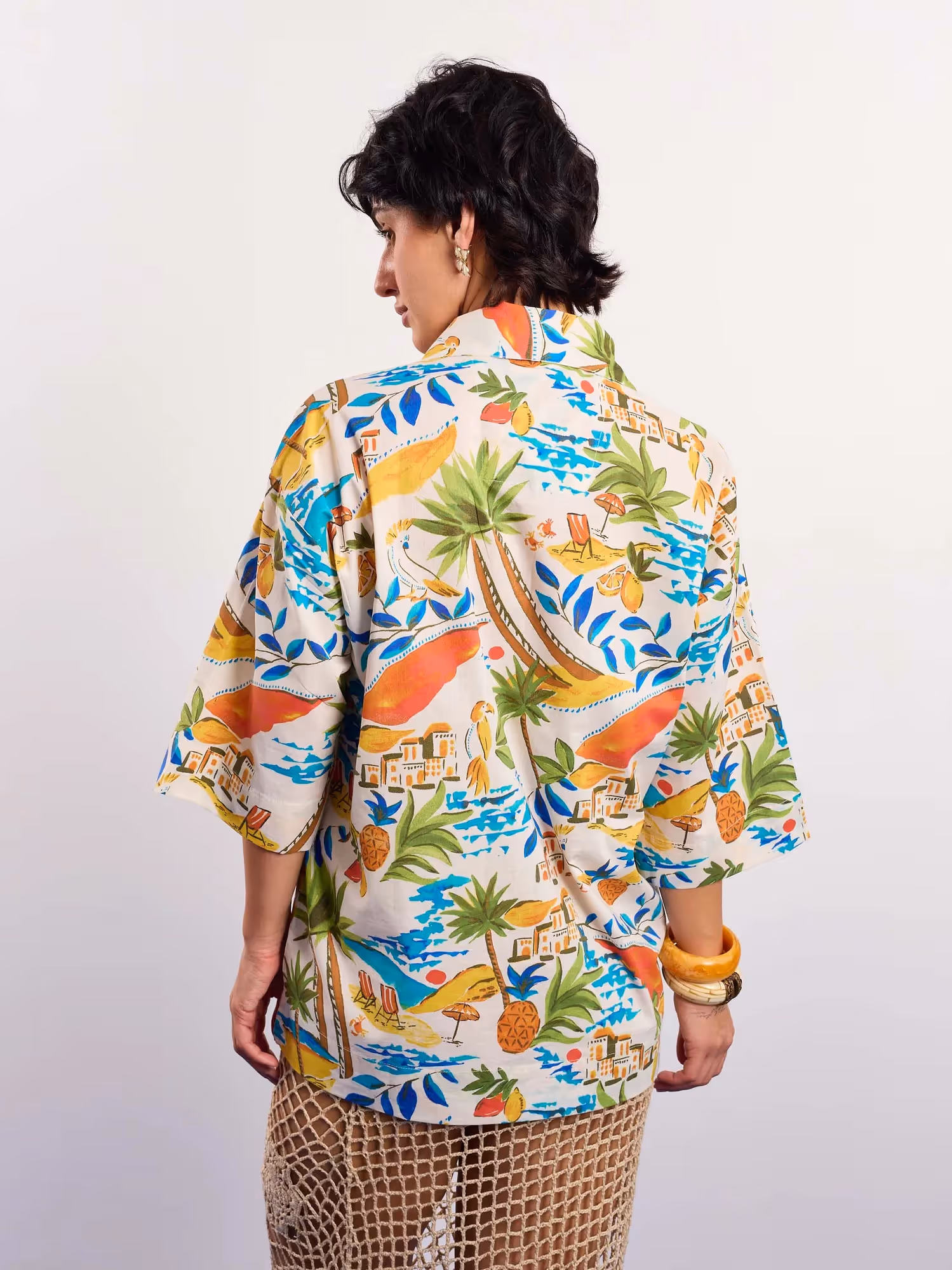 Mediterranean Summer Printed Pullover image 8