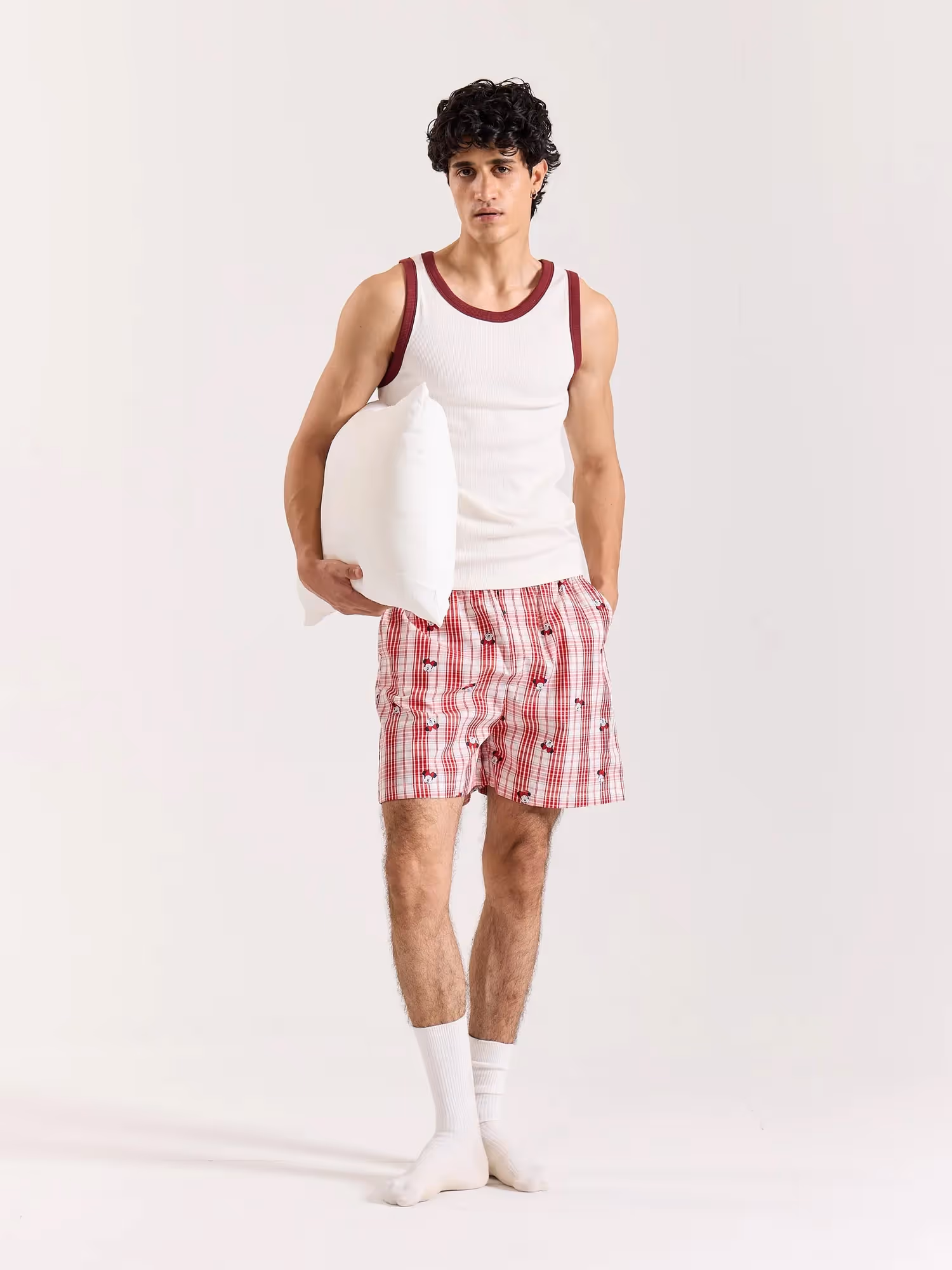Minnie Printed Checkmate Shorts image 1