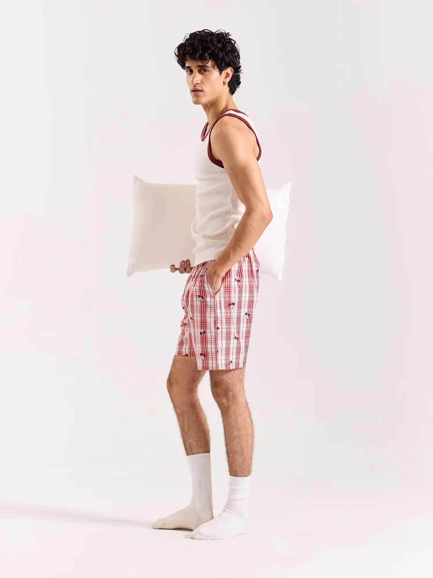 Minnie Printed Checkmate Shorts  image 5