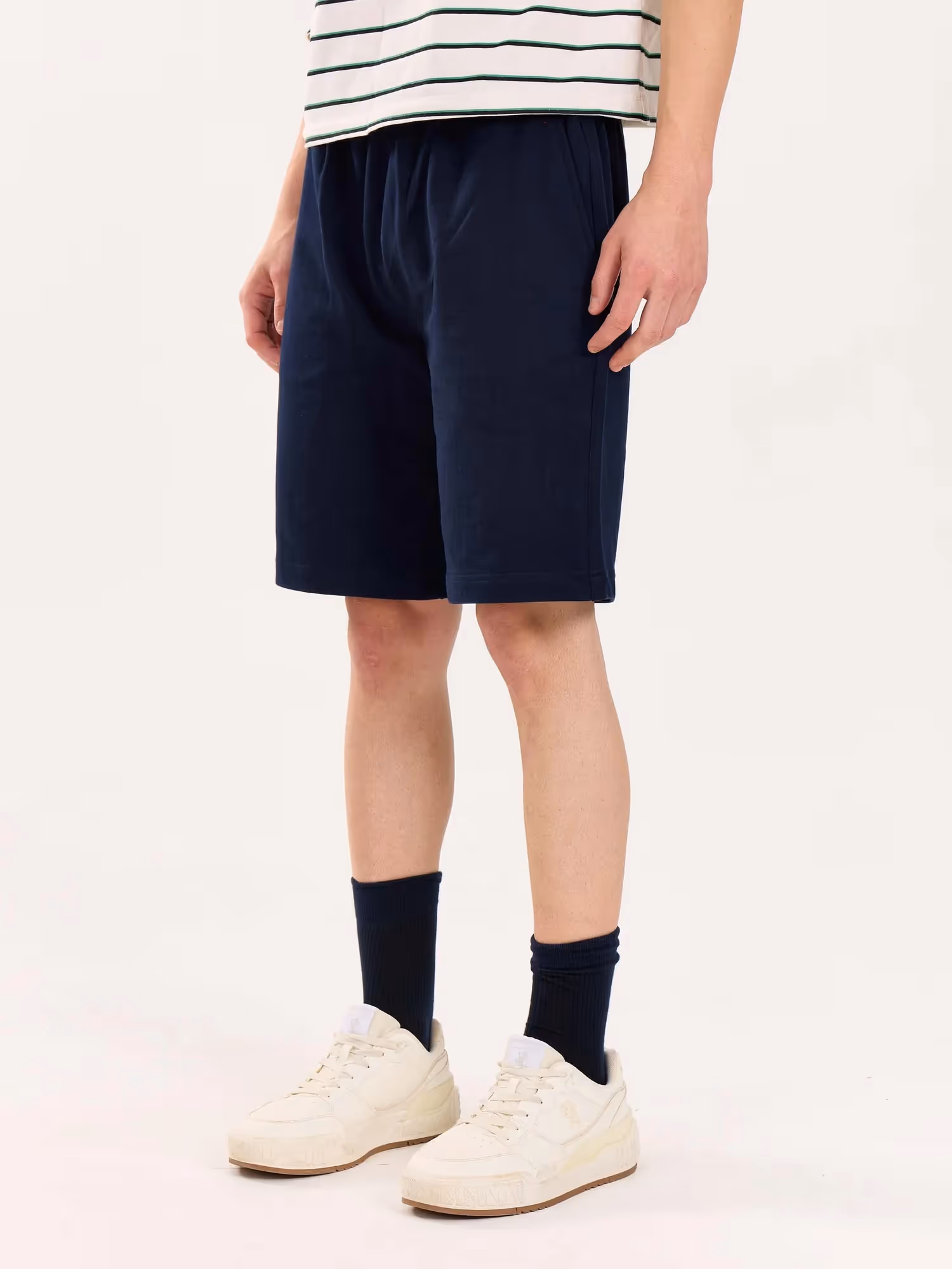 Navy Blue Sweatshorts image 6