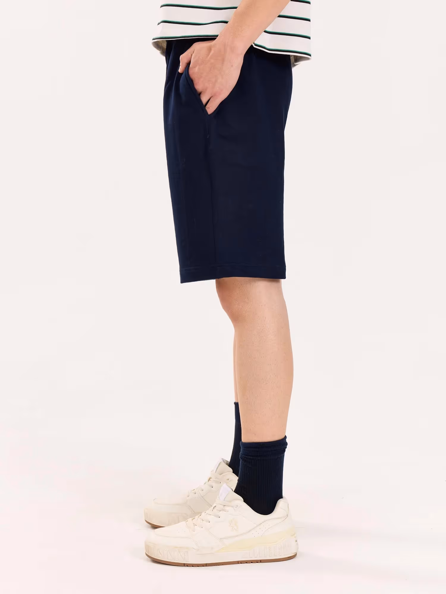 Navy Blue Sweatshorts image 7