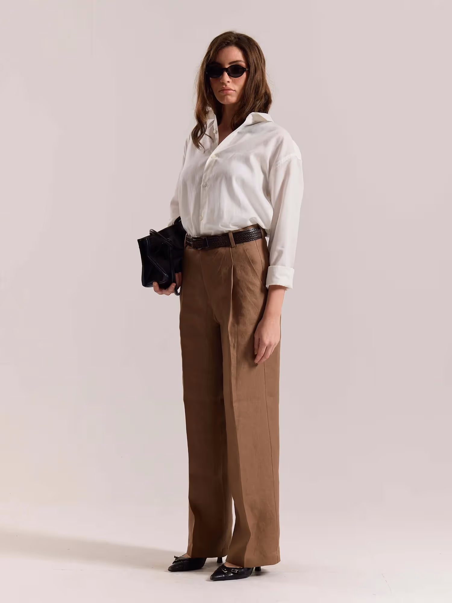 Off White Linen-blend Shirt  image 7