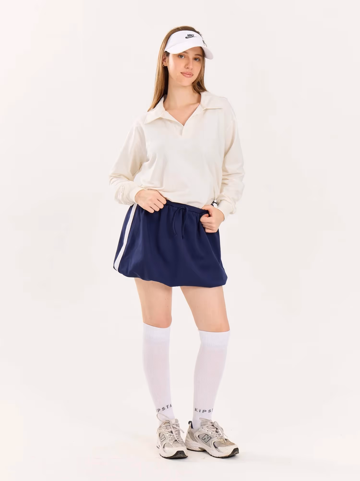 Off White Terry Polo Tee image 2
