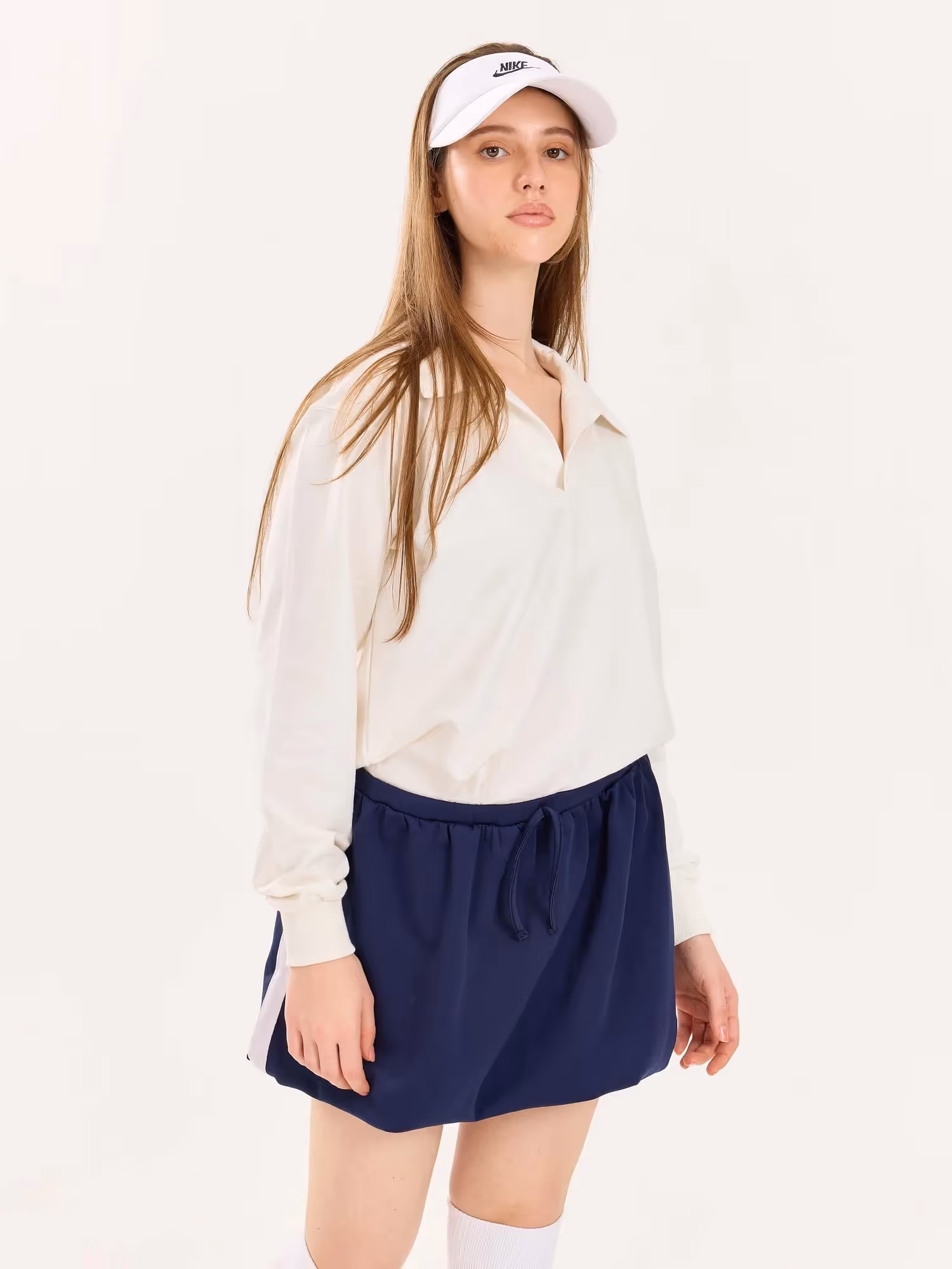 Off White Terry Polo Tee image 5