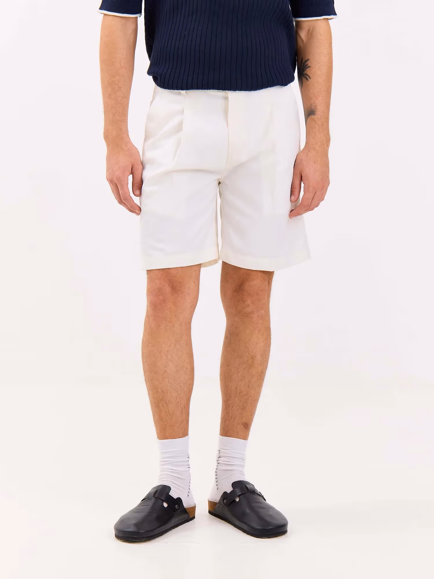 Off White Trouser Shorts image 2