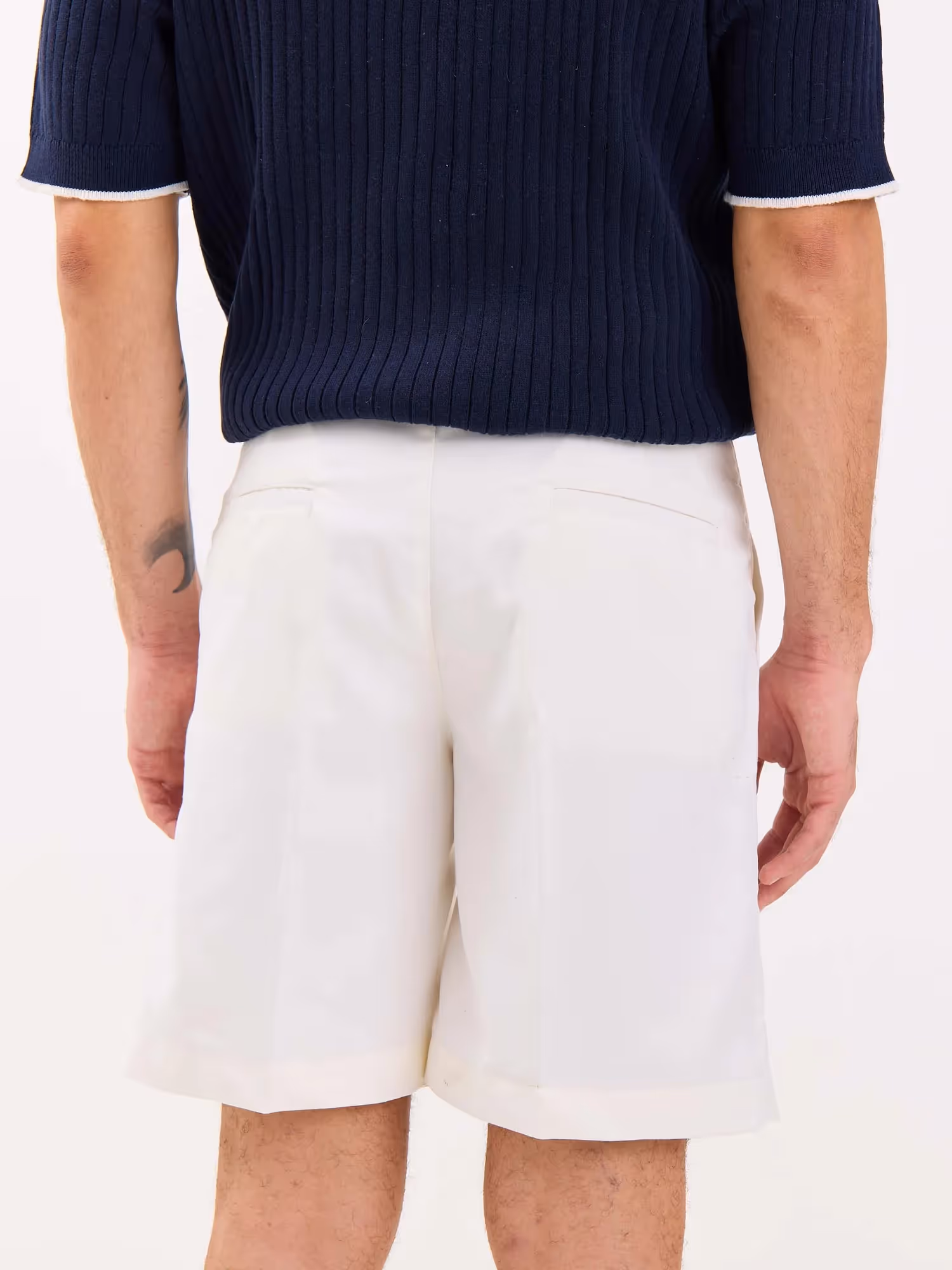 Off White Trouser Shorts image 6