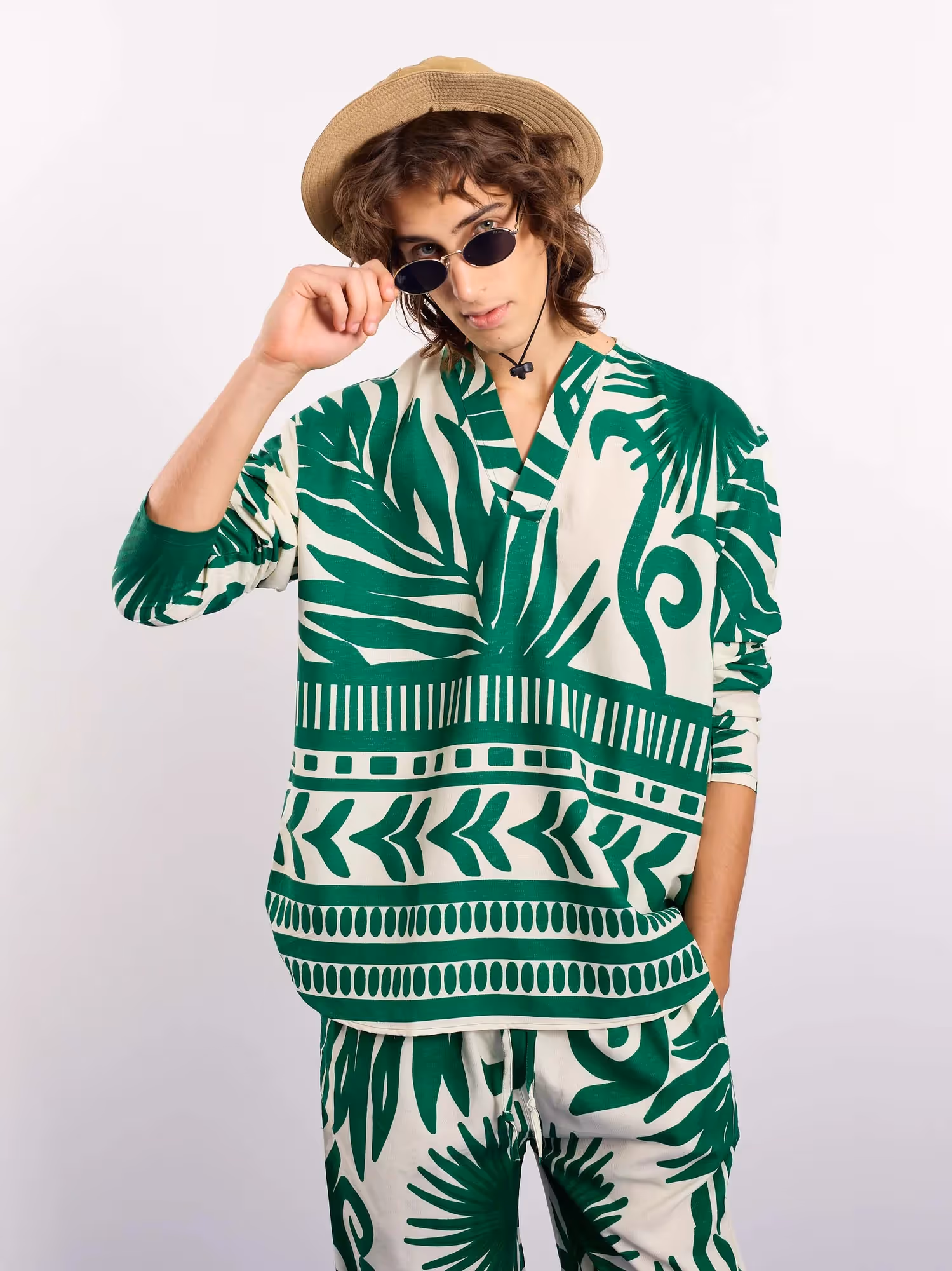 Palmera Printed Pullover image 3