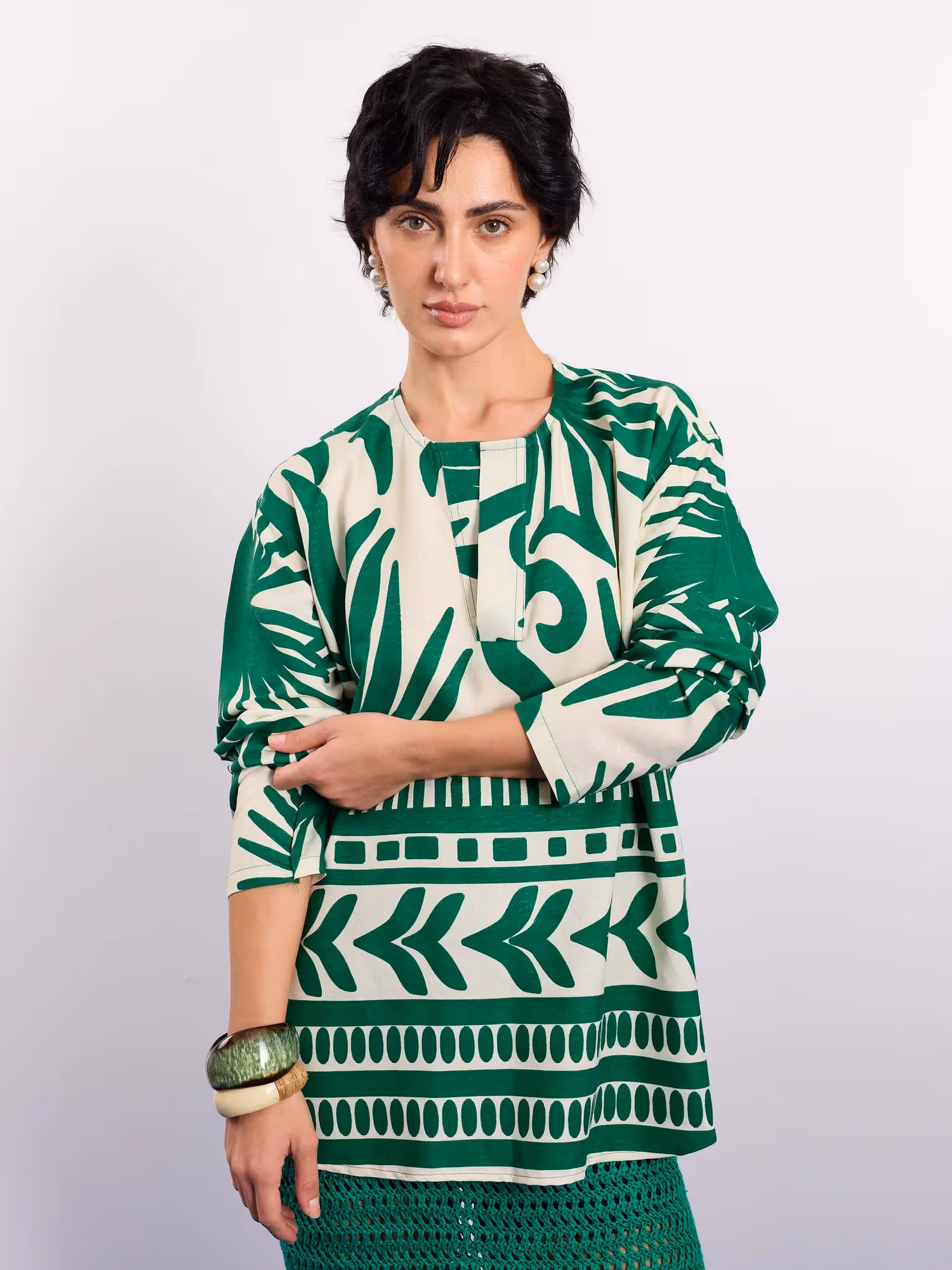 Palmera Printed Pullover image 4