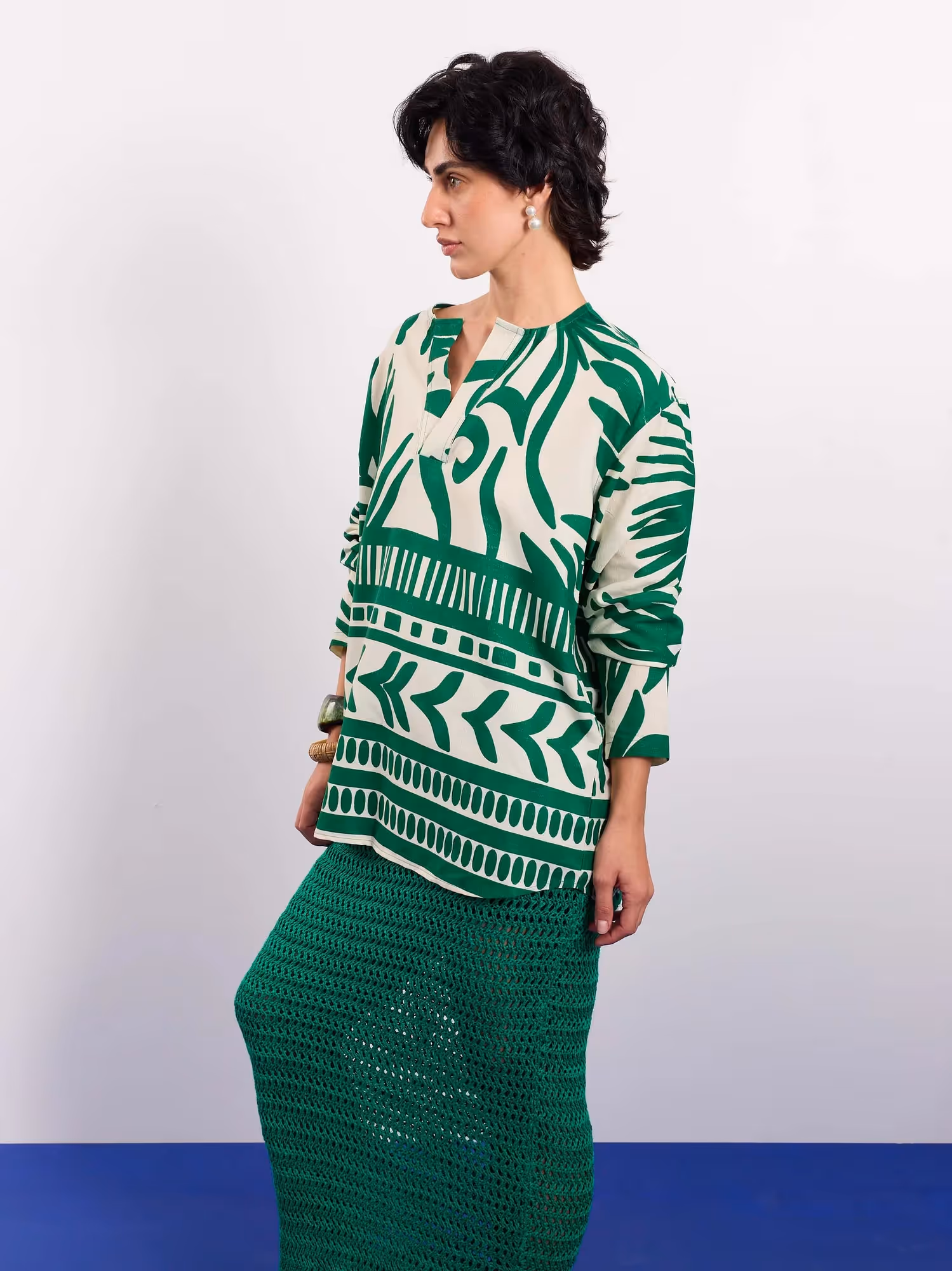 Palmera Printed Pullover image 6