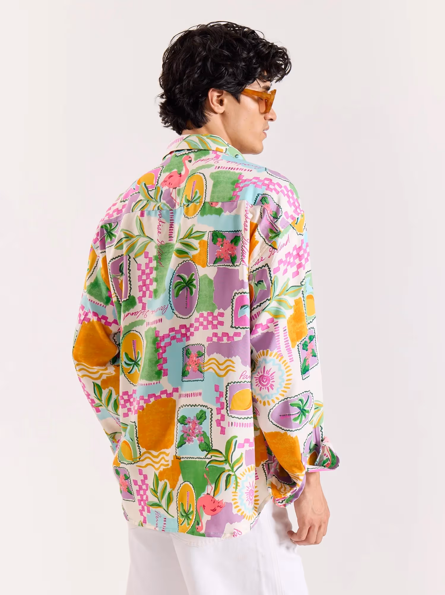 Paradise Postcard Printed Shirt image 4