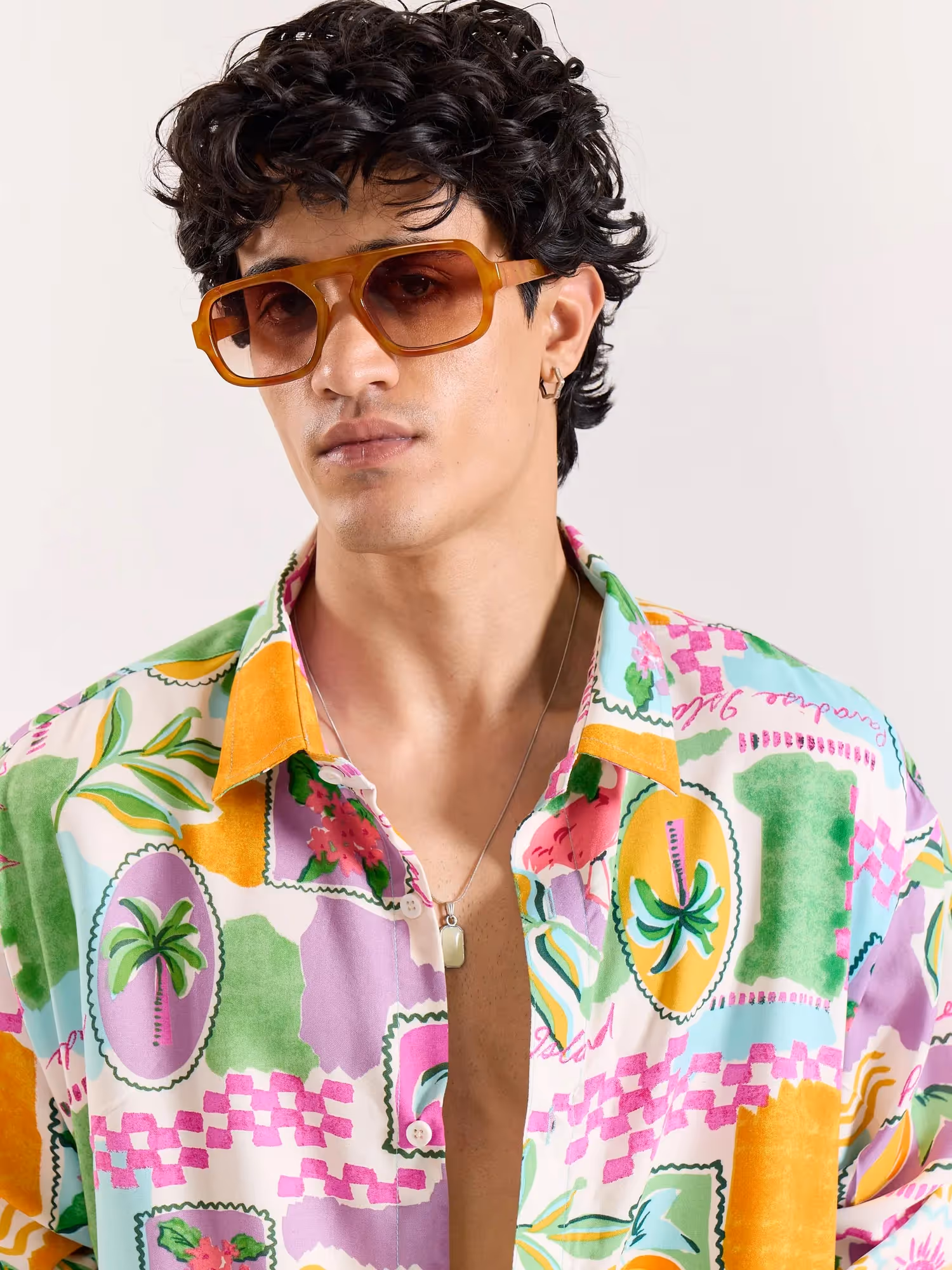 Paradise Postcard Printed Shirt image 5