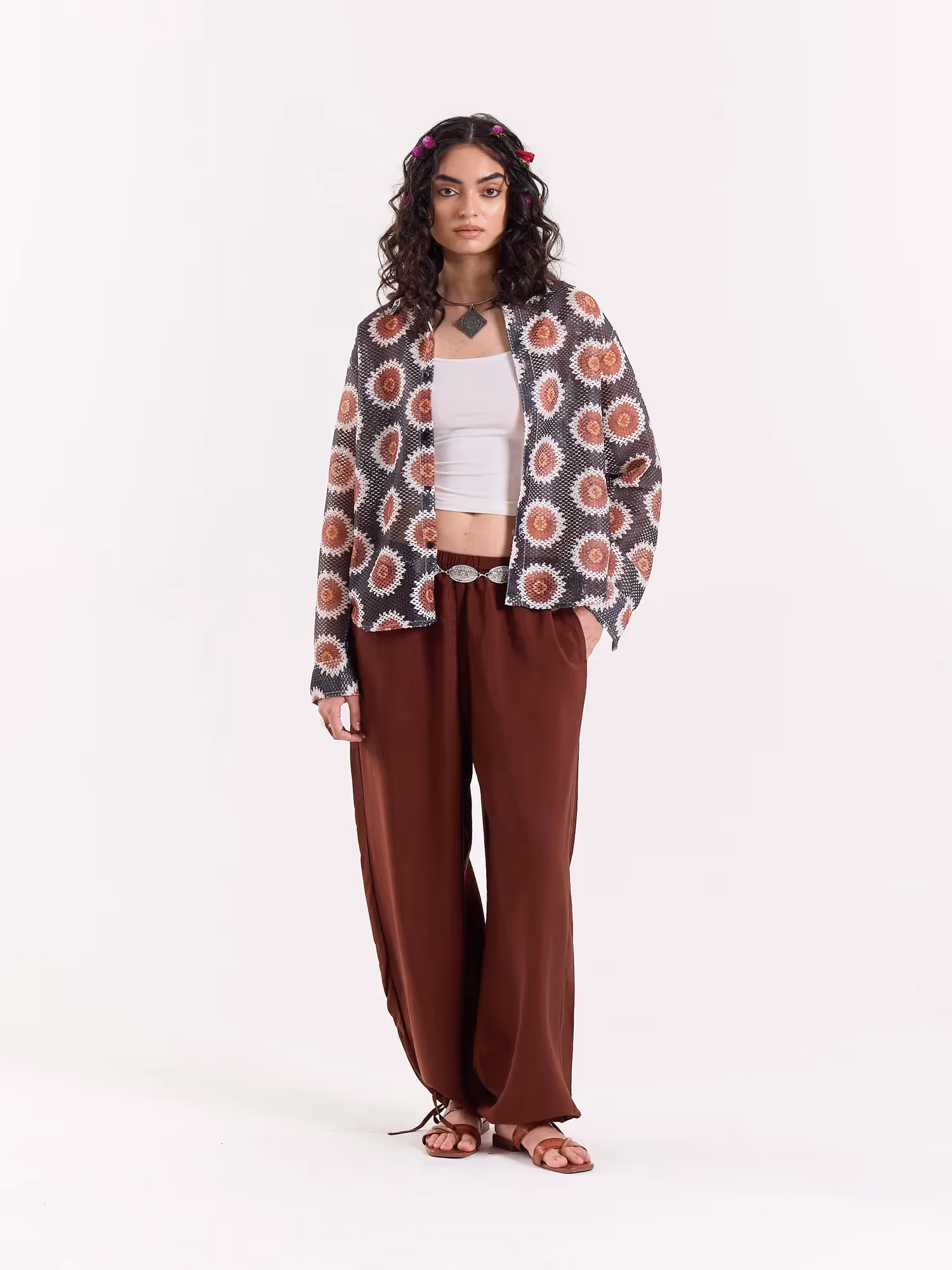Phooljhadi Cropped Shirt image 2