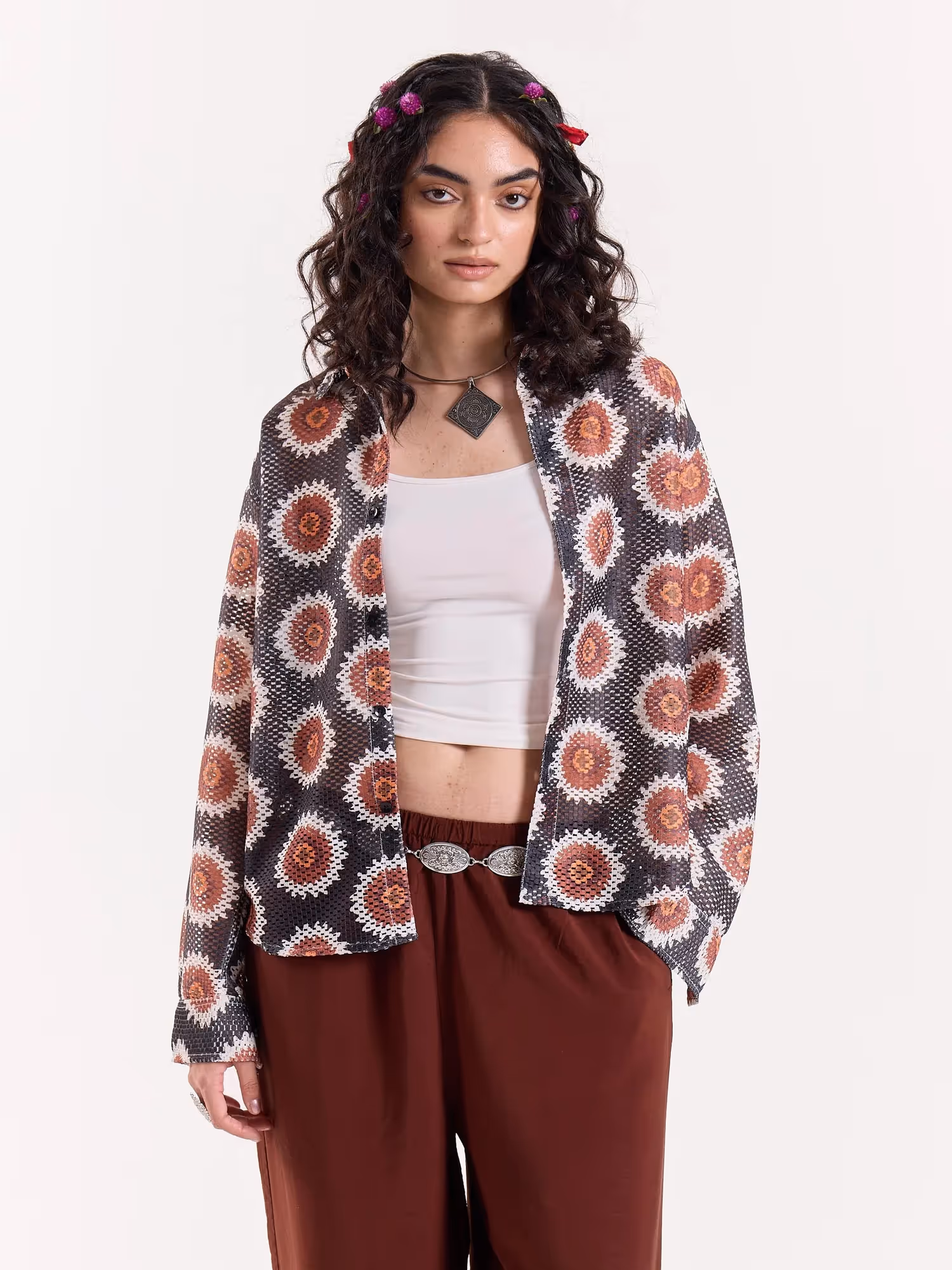 Phooljhadi Cropped Shirt image 4
