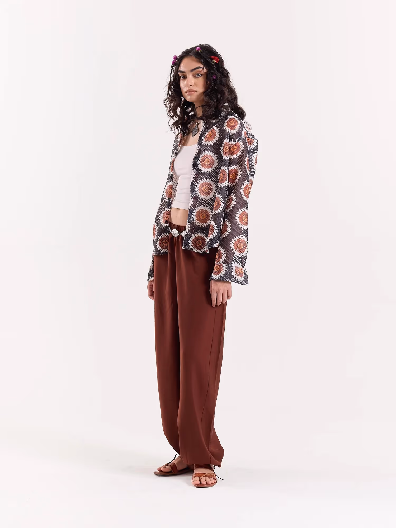 Phooljhadi Cropped Shirt image 8