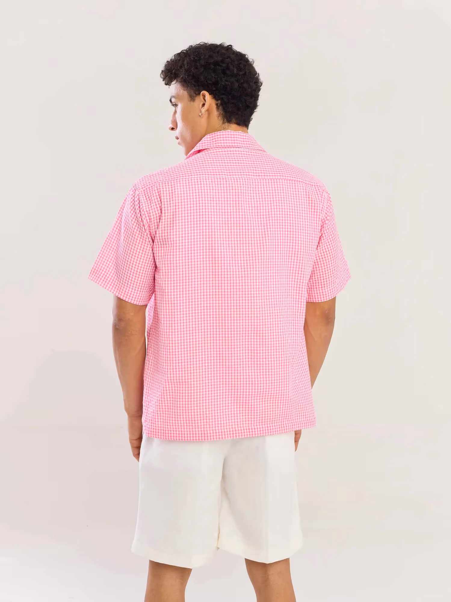 Pink Gingham Seersucker Shirt image 8