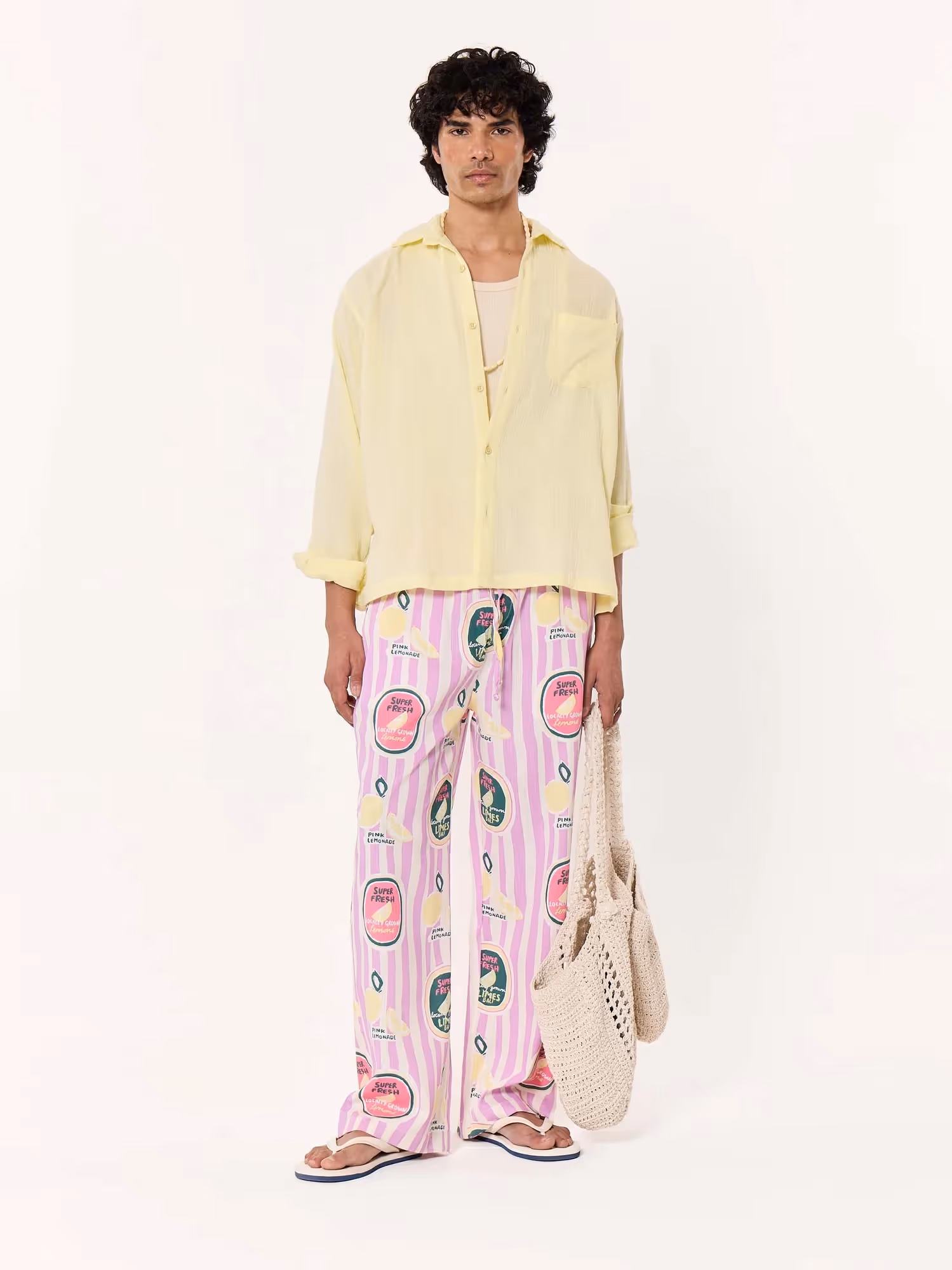 Pink Lemonade Printed Pull-on Pants image 1