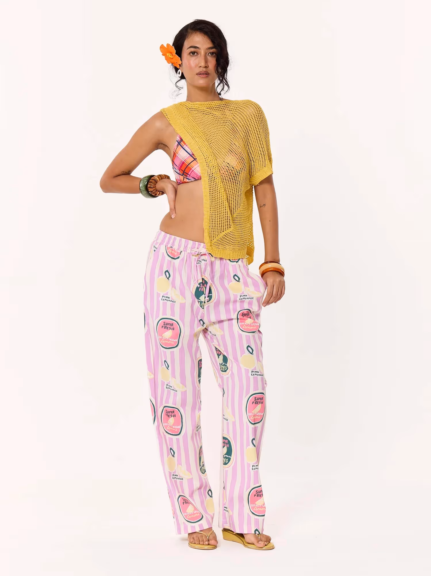 Pink Lemonade Printed Pull-on Pants  image 3