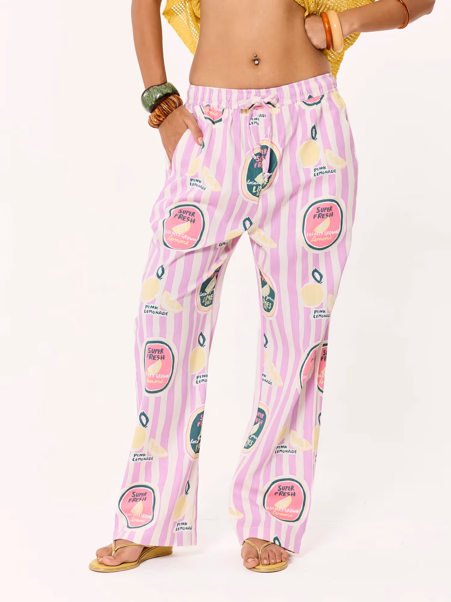 Pink Lemonade Printed Pull-on Pants  image 4
