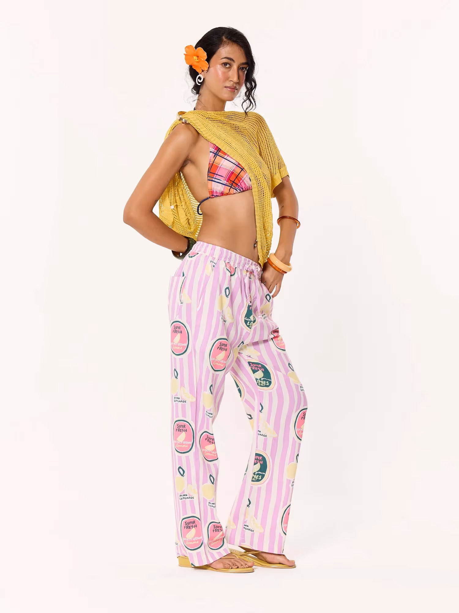 Pink Lemonade Printed Pull-on Pants  image 5