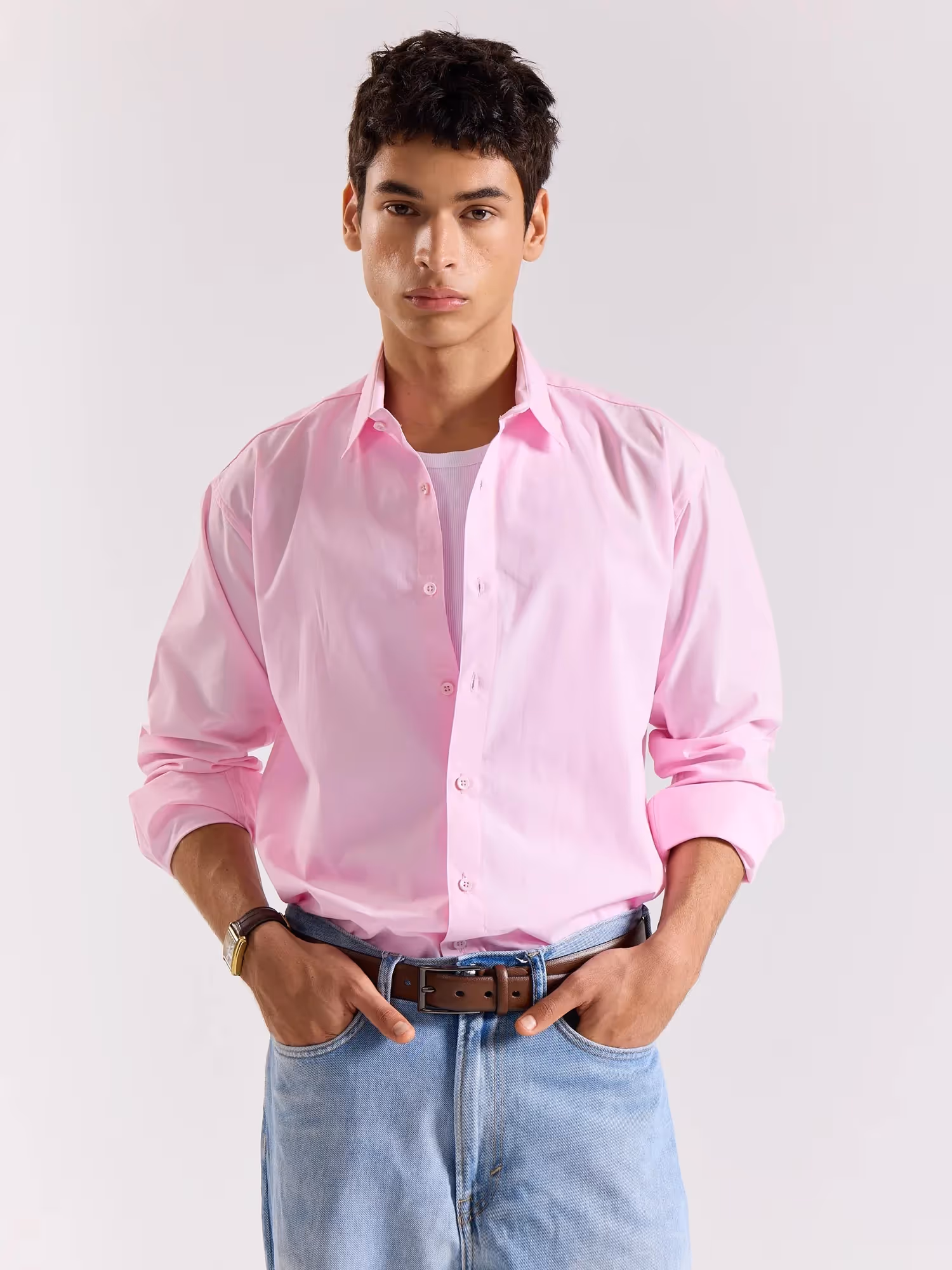 Pink Poplin Shirt  image 3